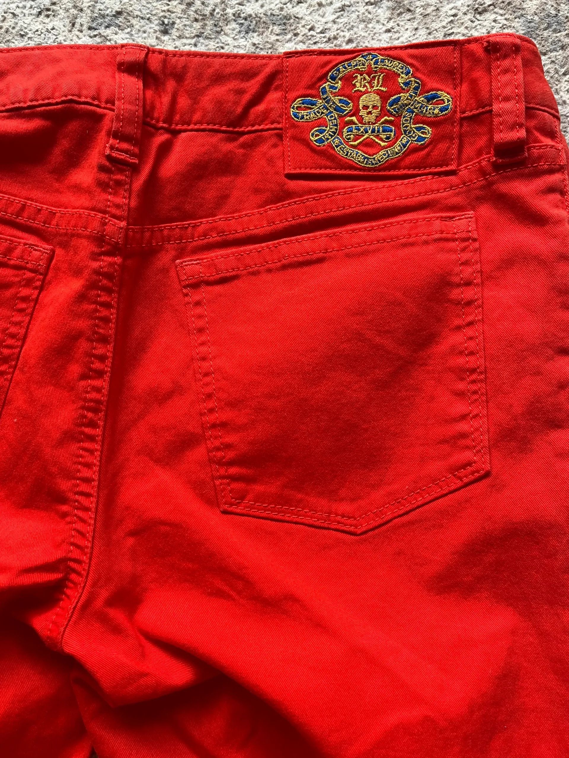 Polo Ralph Lauren Polo Ralph Lauren Bowery Skinny Sz 16 / XS Red Jeans Size 24" / US 00 / IT 34 - 12 Thumbnail