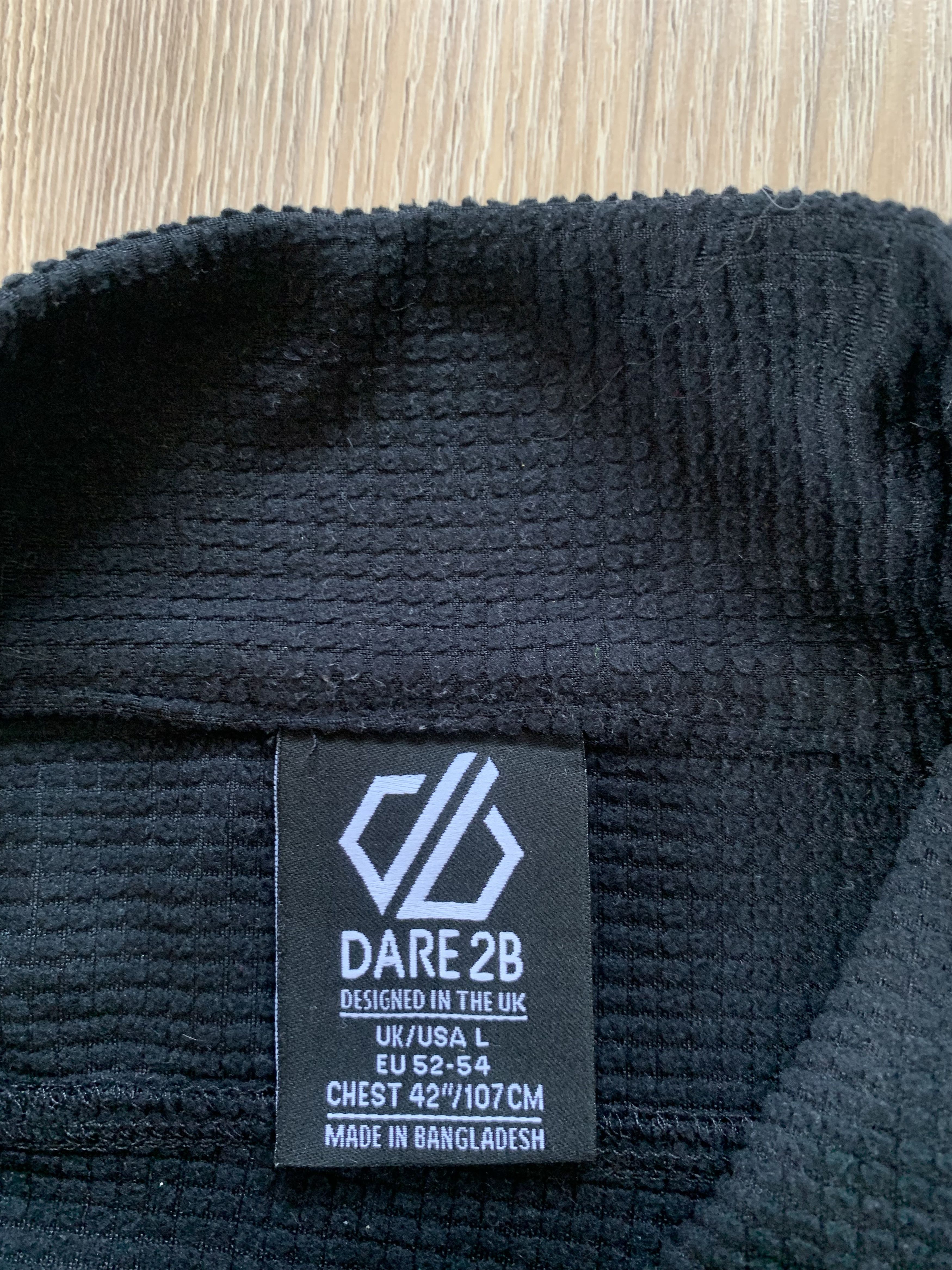 Other Dare2B Black Half-Zip Technical Fleece Pullover Size US L / EU 52-54 / 3 - 6 Thumbnail