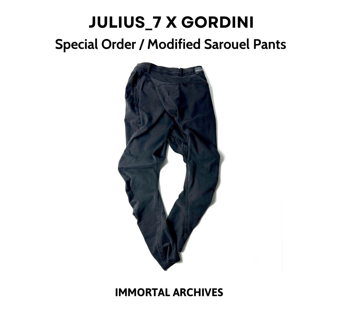 パンツ julius archive sarouel sweat pants rick julius archive sarouel sweat pants rick
