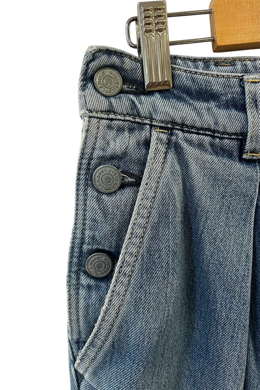 Hysteric Glamour Vintage Hysteric Glamour Side Button Jeans Size 28" / US 6 / IT 42 - 2 Thumbnail