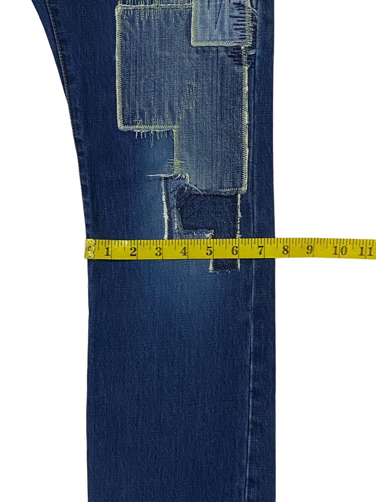Hysteric Glamour × Japanese Brand Hysteric Glamour Patchwork Denim Pants Size US 30 / EU 46 - 9 Thumbnail