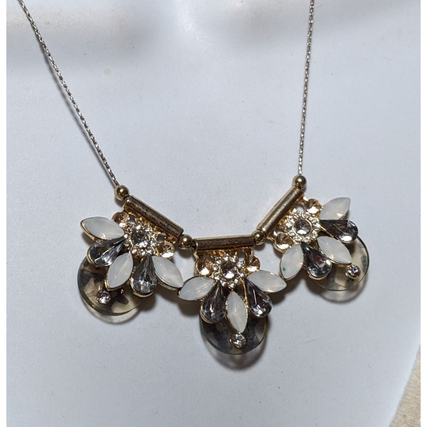 Other Y2K Glam Gemmed Floral Statement Necklace Size ONE SIZE - 6 Thumbnail