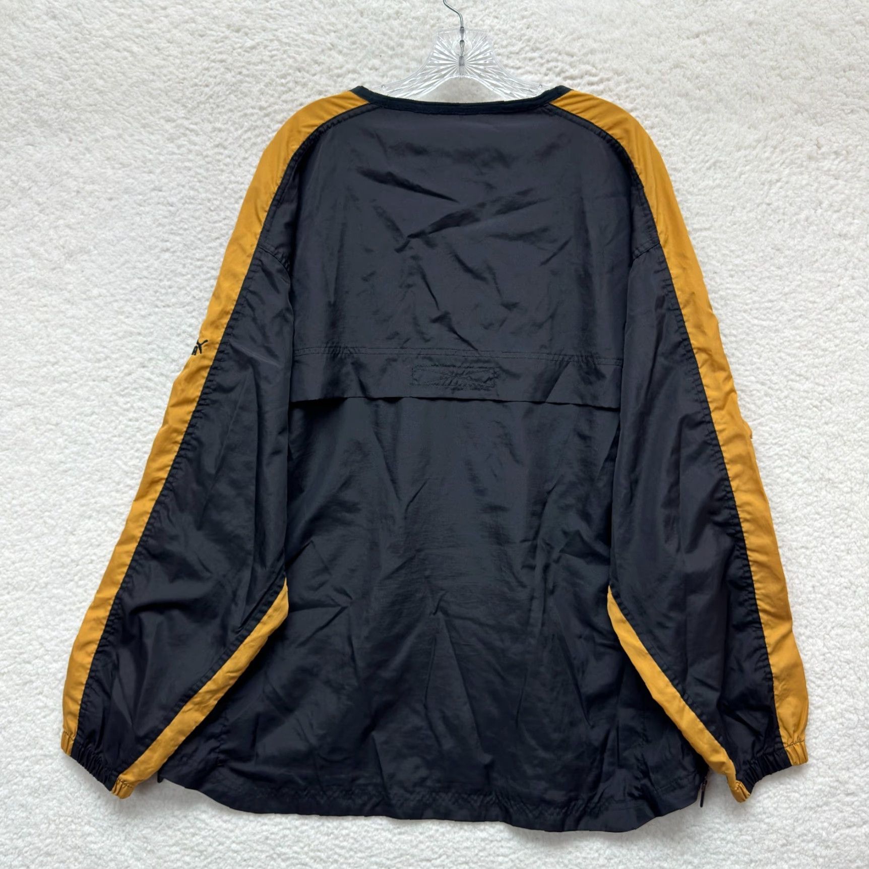 Puma VINTAGE Missouri Tigers Mizzou Windbreaker Sweater Pullover Lightweight Shell Jacket Black L Mens Size US L / EU 52-54 / 3 - 2 Thumbnail