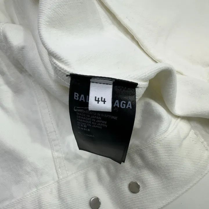 Balenciaga Balenciaga Logo Stone-washed Denim Jacket 0079-2507 Size US L / EU 52-54 / 3 - 3 Thumbnail