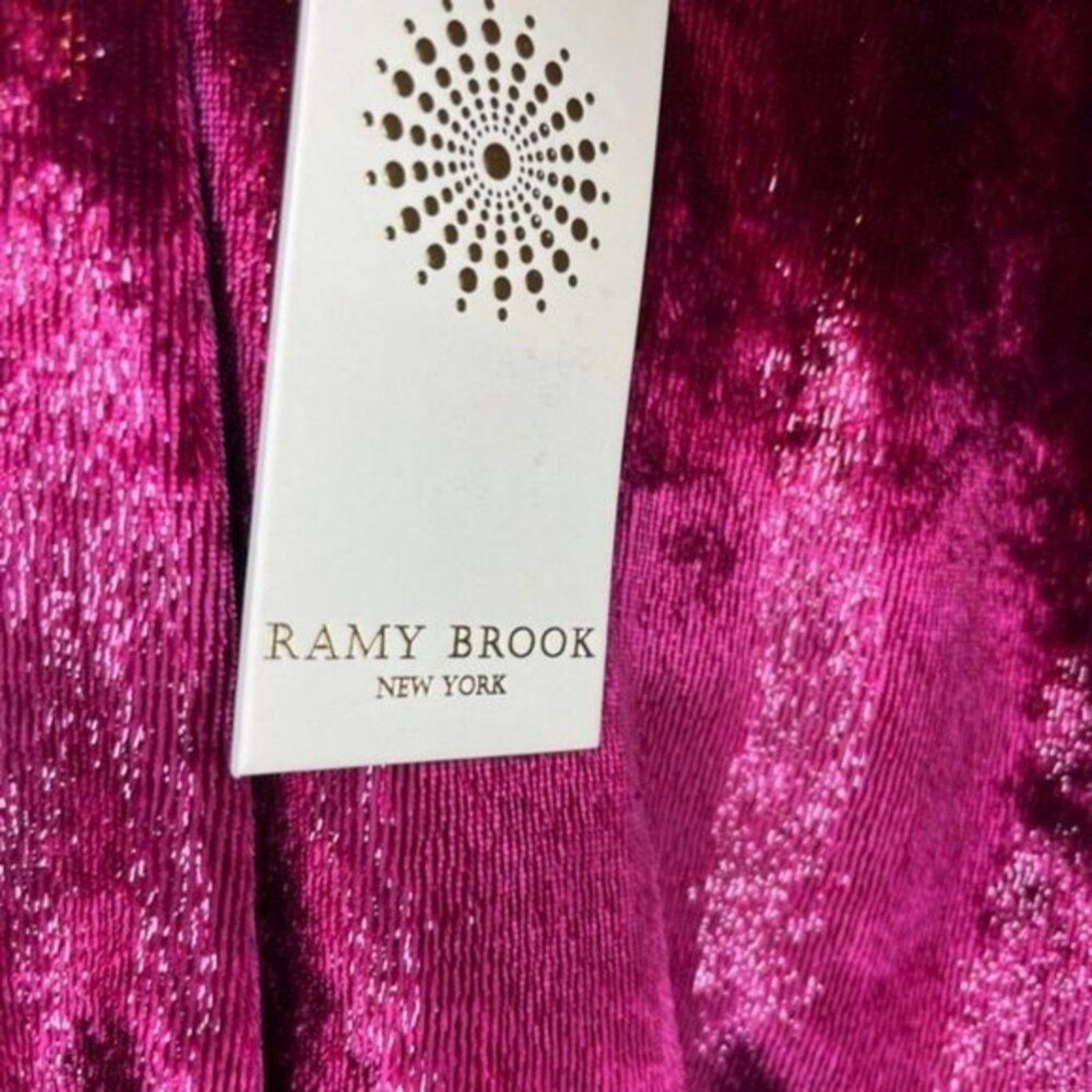 Ramy Brook Ramy Brook Women Ellin Velvet Halter Neck Mini Dress Size M / US 6-8 / IT 42-44 - 4 Thumbnail