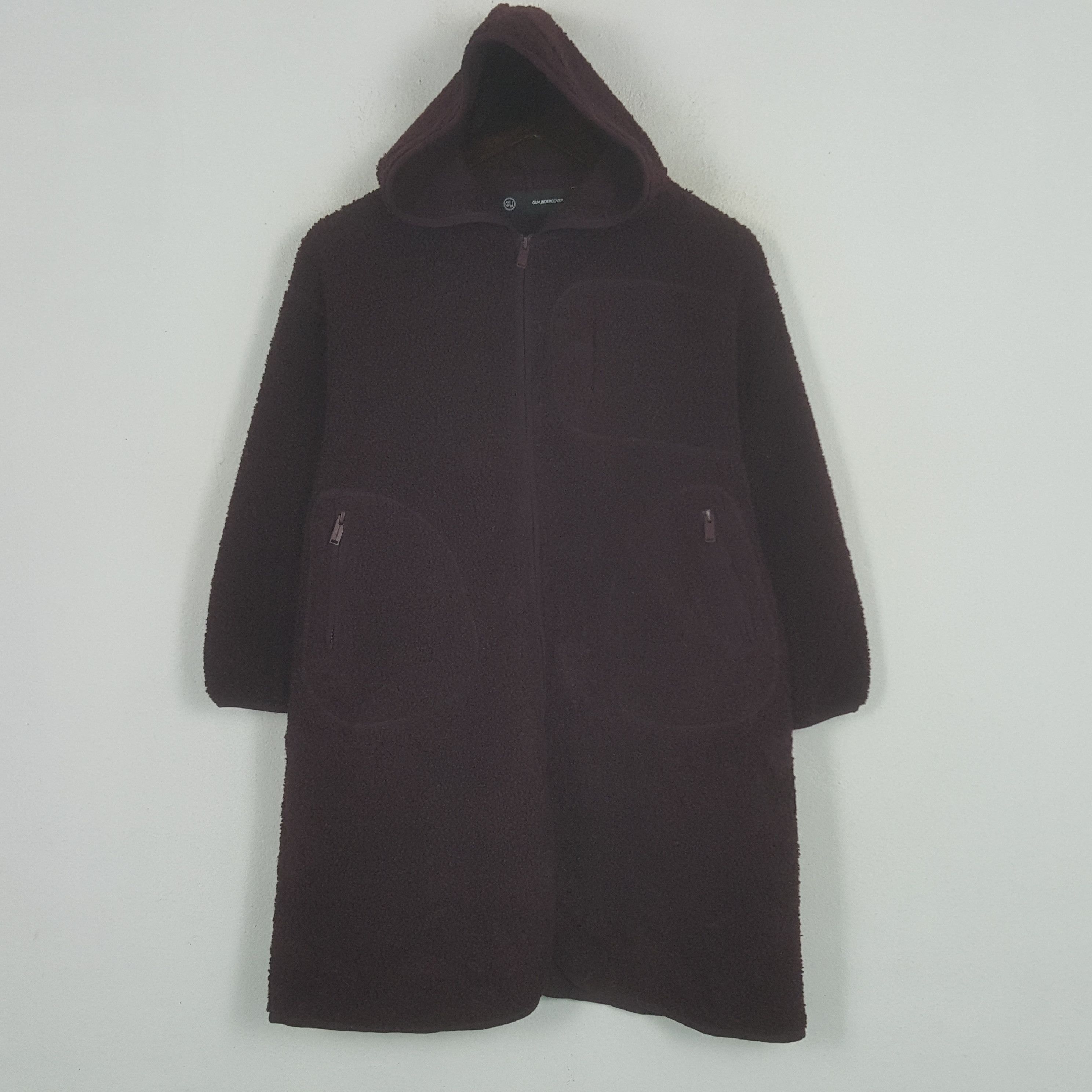 Gu x Undercover Custom Big U Art Fleece Jacket Hoodies