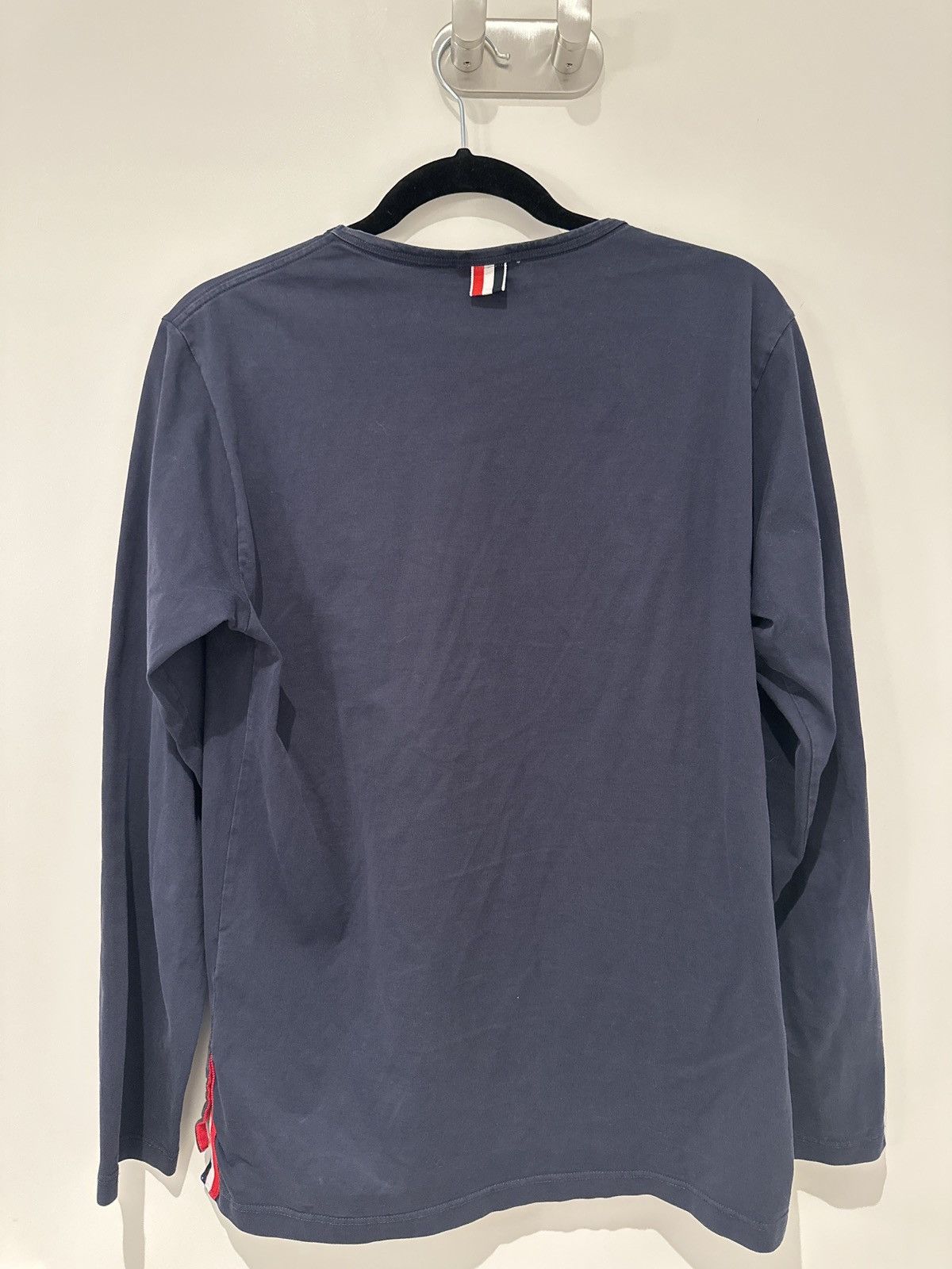 Thom Browne Navy Long Sleeve Classic TB Size US S / EU 44-46 / 1 - 3 Thumbnail