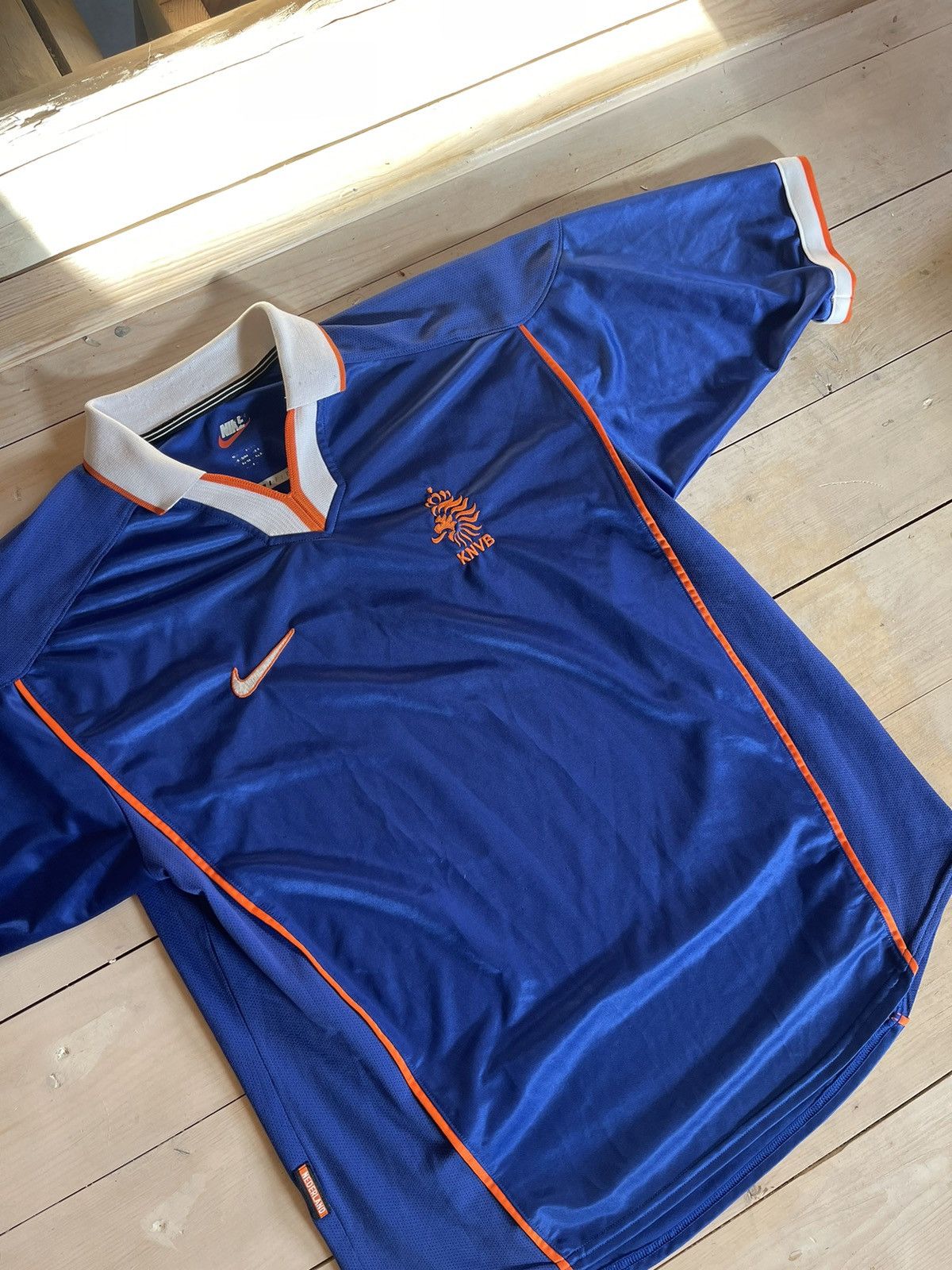 Nike 1999 Nike KNVB Netherland vintage soccer jersey Size US L / EU 52-54 / 3 - 6 Thumbnail