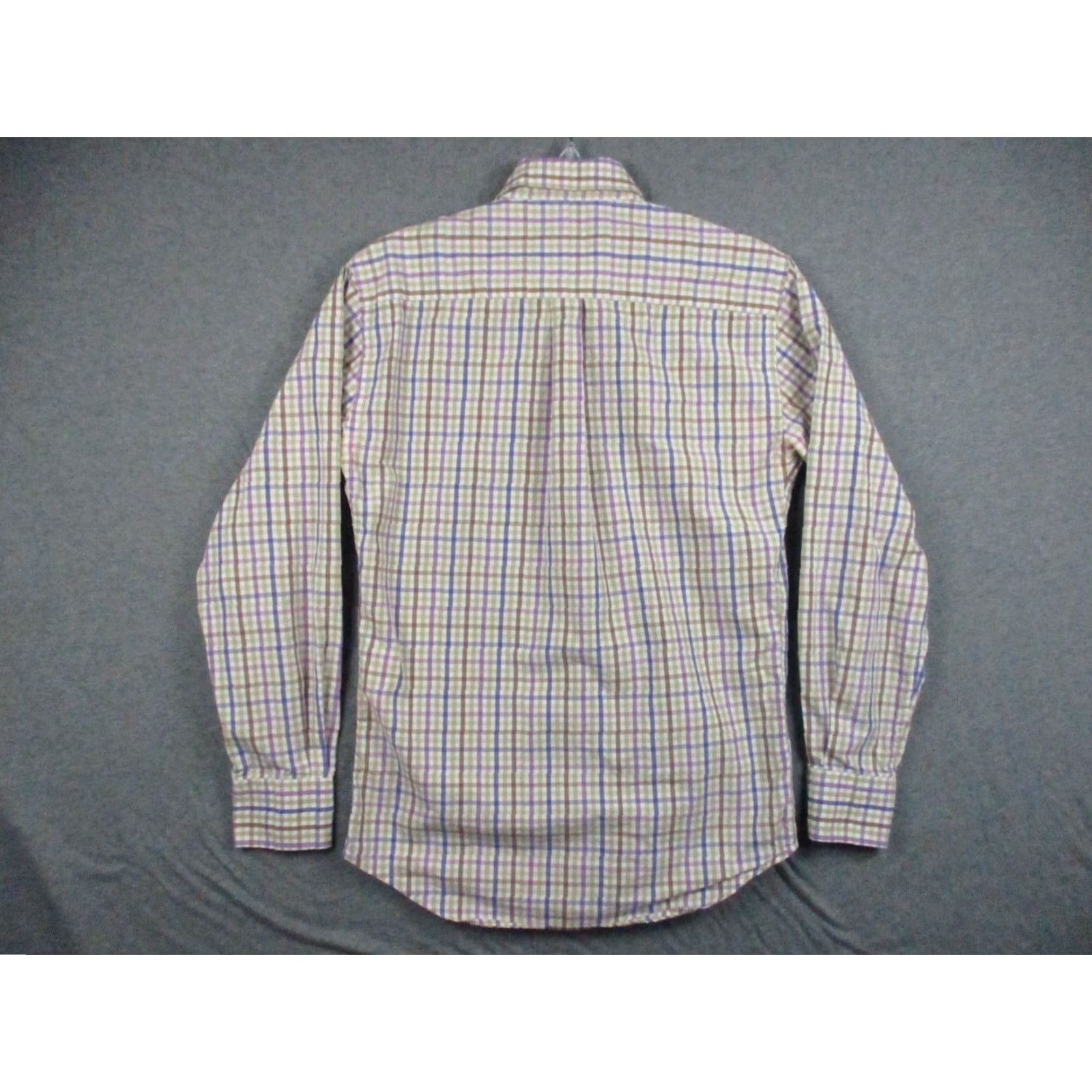 Peter Millar Peter Millar Shirt Small Men Weekender Wash Long Sleeve Plaid Check Cotton Size US S / EU 44-46 / 1 - 6 Thumbnail