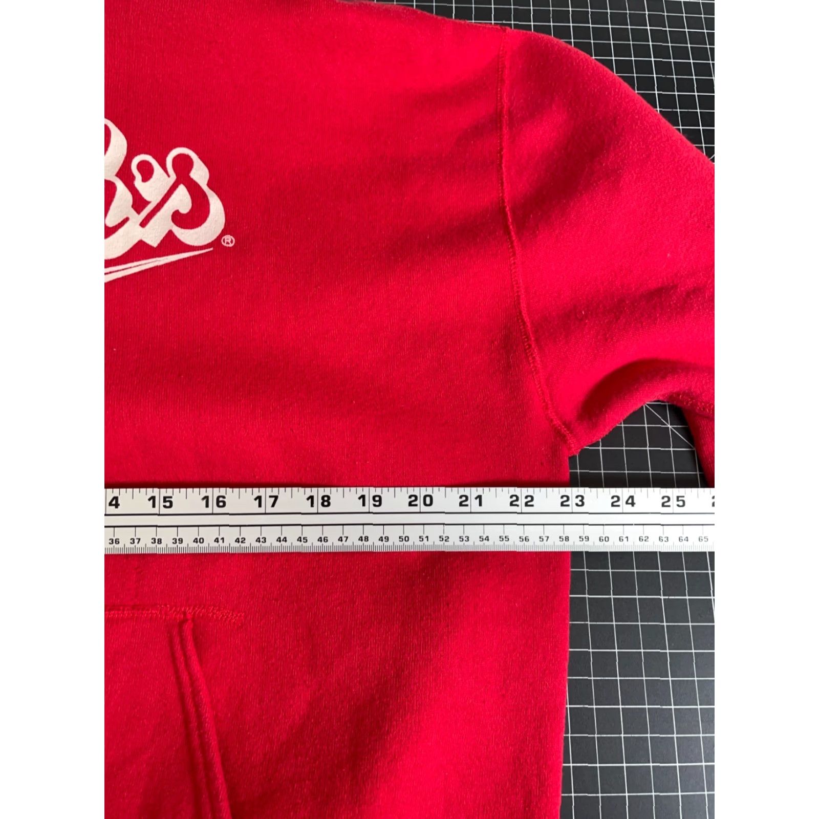 Vintage VINTAGE Medallion 80s Strohs Beer Hoodie Shirt Men XL Red Pullover Graphic Print Crew Neck Hooded 50/50 Blend Size US XL / EU 56 / 4 - 5 Thumbnail