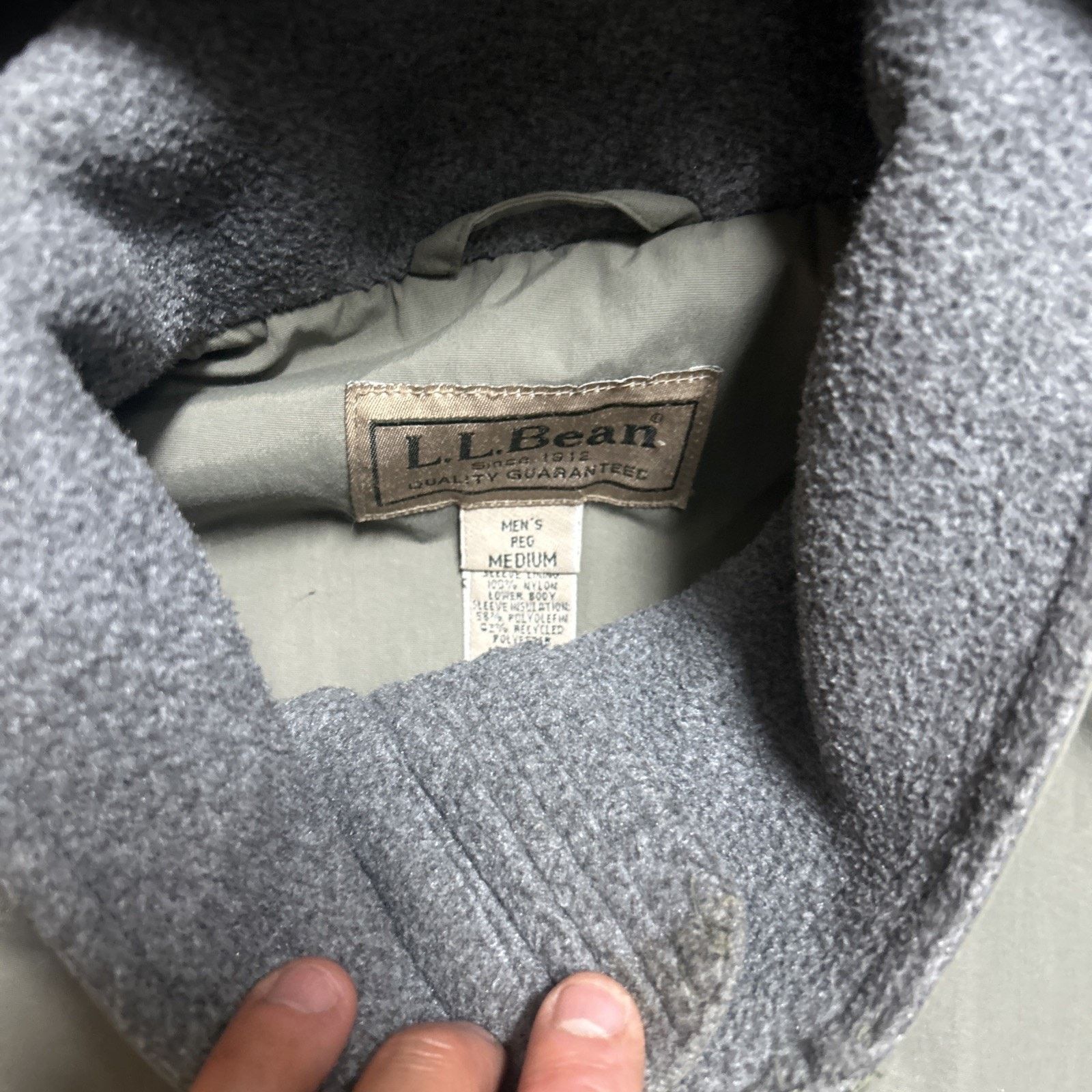 L.L. Bean Vtg LL Bean Parka Polartec Thinsulate Lined M Green Jacket Size US M / EU 48-50 / 2 - 2 Thumbnail