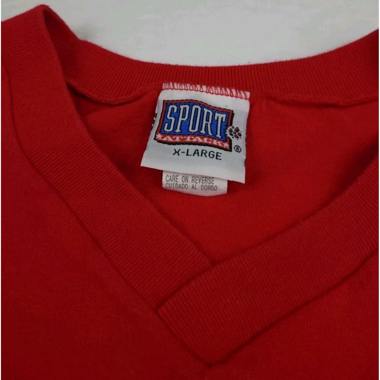 NHL Vintage Detroit Red Wings Chris Chelios Shirt NHL Hockey USA 90s Vtg Jersey T Size US XL / EU 56 / 4 - 5 Thumbnail