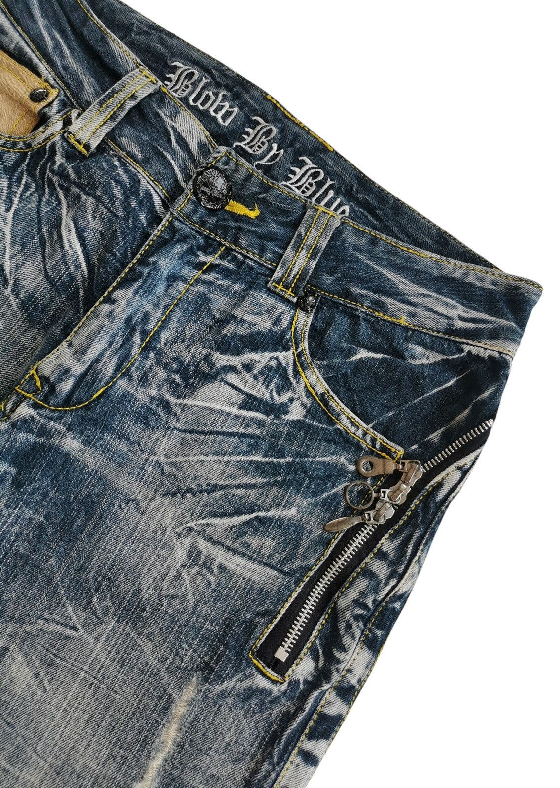 Tornado Mart Blow By Blue whiskering jeans style tornado mart Size US 30 / EU 46 - 10 Thumbnail