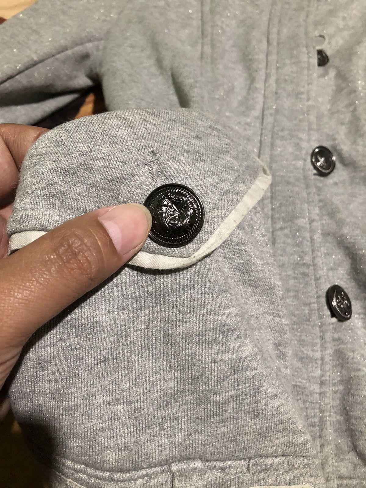 Japanese Brand Qualite Zipper Button Hoodie Size S / US 4 / IT 40 - 13 Thumbnail