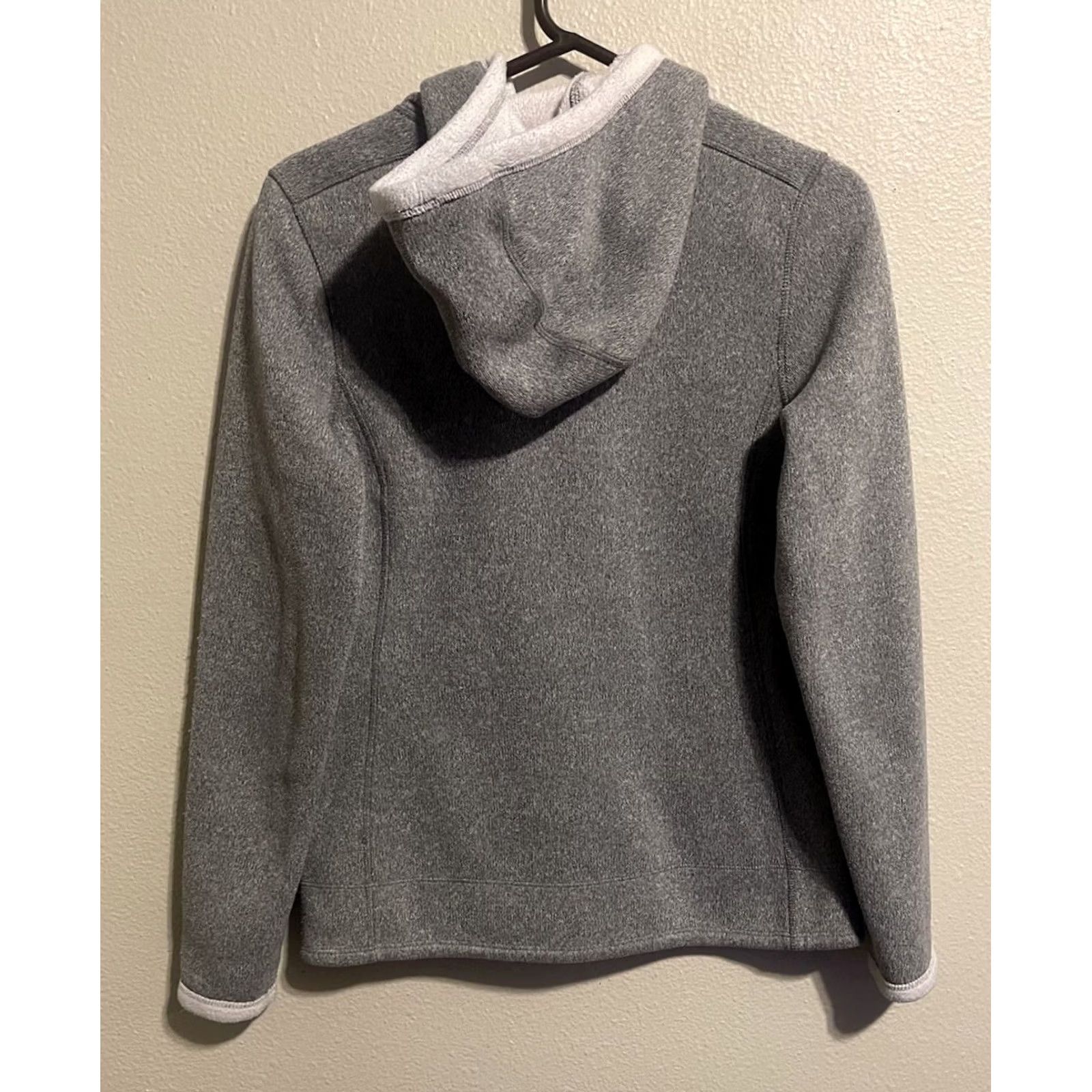 The North Face The North Face Women's Jacket Gray Full Zip Hooded Lined Pockets M L Knit Polyester Regular Zip Up Hoodie Size M / US 6-8 / IT 42-44 - 3 Thumbnail