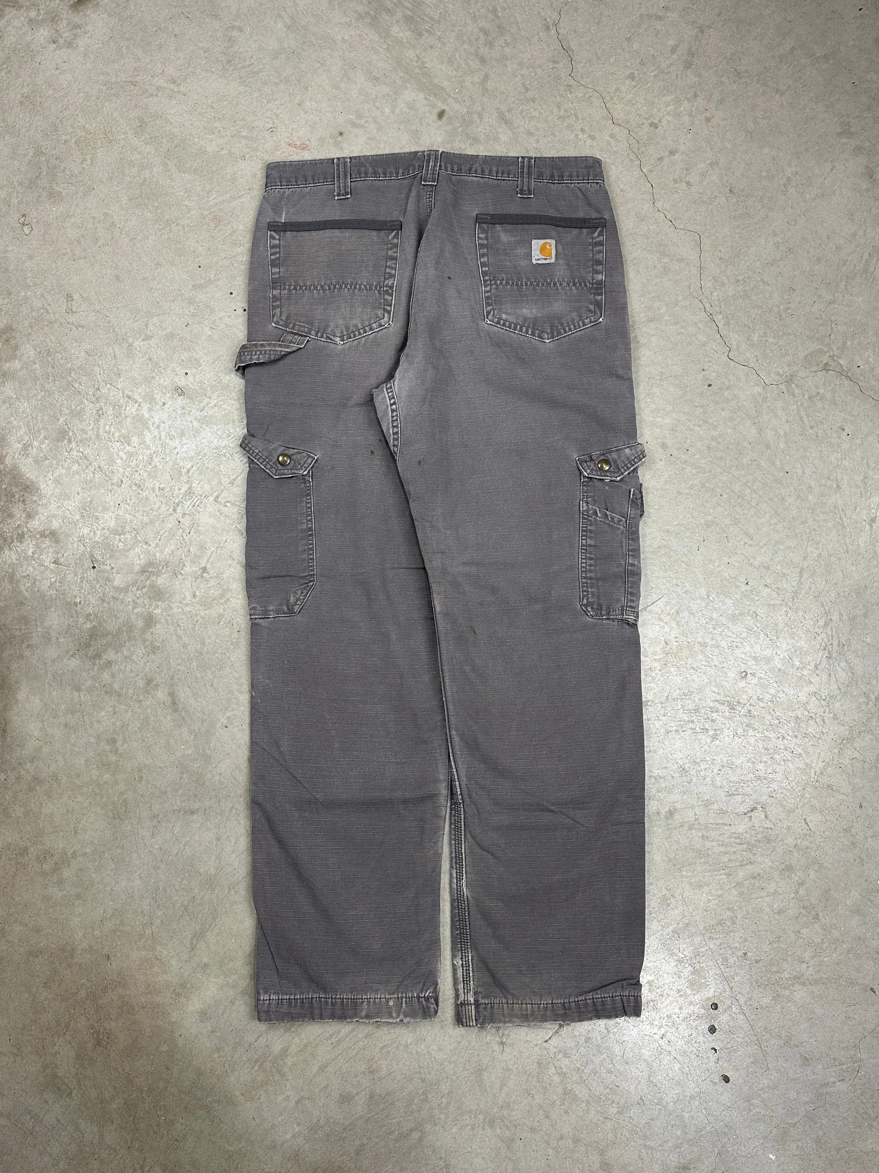 Carhartt Carhartt Workpants Patched Silver Size US 34 / EU 50 - 2 Thumbnail