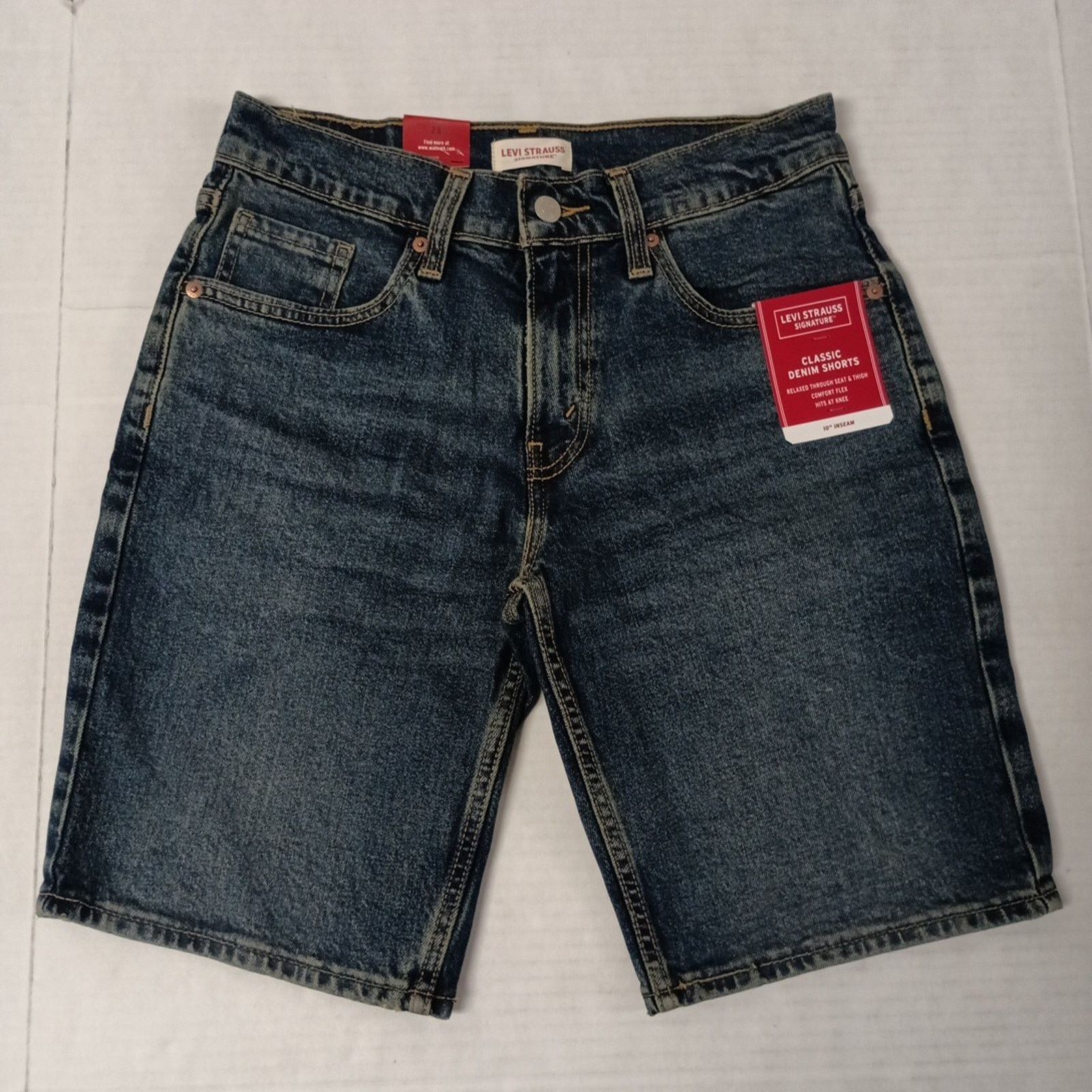 Levi's Levi Strauss Signature Shorts Men's 28 Blue Classic Flex Size US 28 / EU 44 - 1 Thumbnail