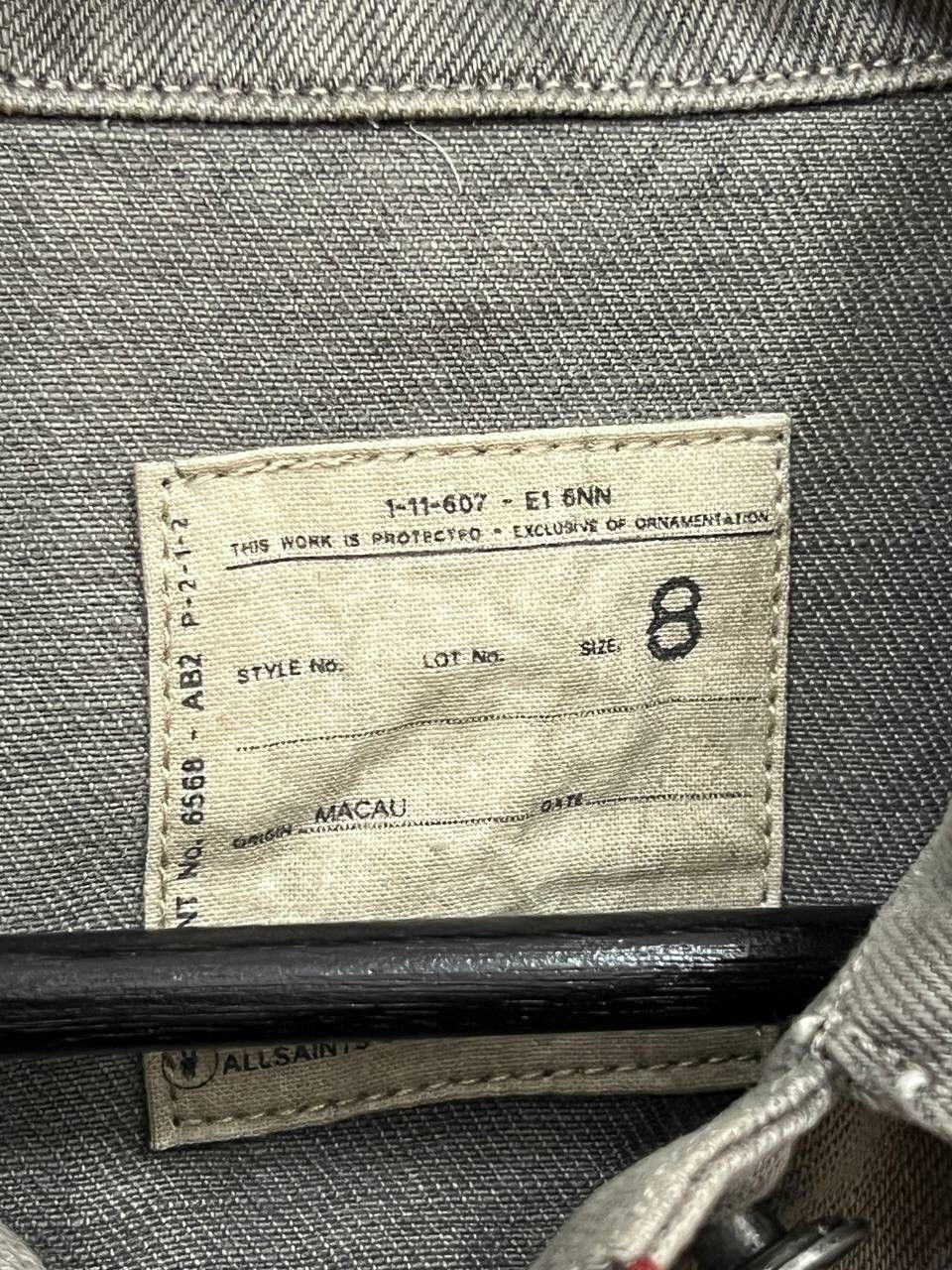 Allsaints AllSaints denim jacket jeans Avant Garde Y2K Style Size M / US 6-8 / IT 42-44 - 9 Thumbnail