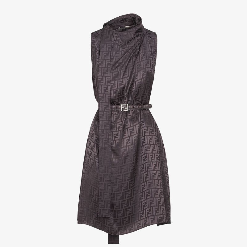 Fendi o1s1wg110426 Dress in Dark Purple Size XL / US 12-14 / IT 48-50 - 1 Thumbnail