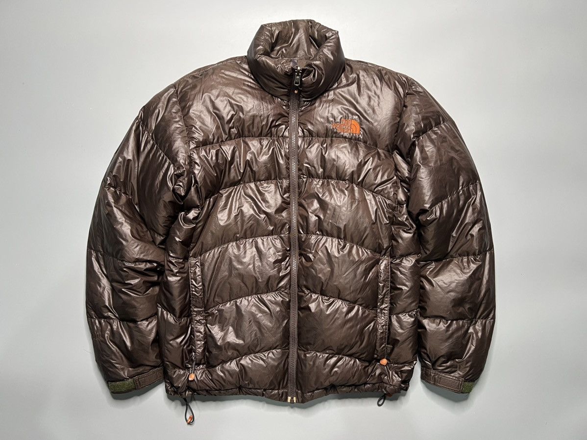 TNF 700 Series Brown Orange Down Jacket