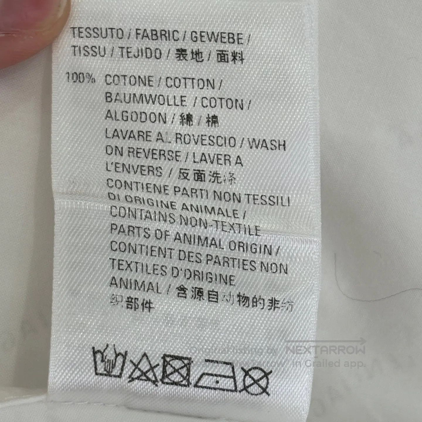 Balenciaga Balenciaga Long-sleeved shirt with a full silver logo Size US XXS / EU 40 - 5 Thumbnail