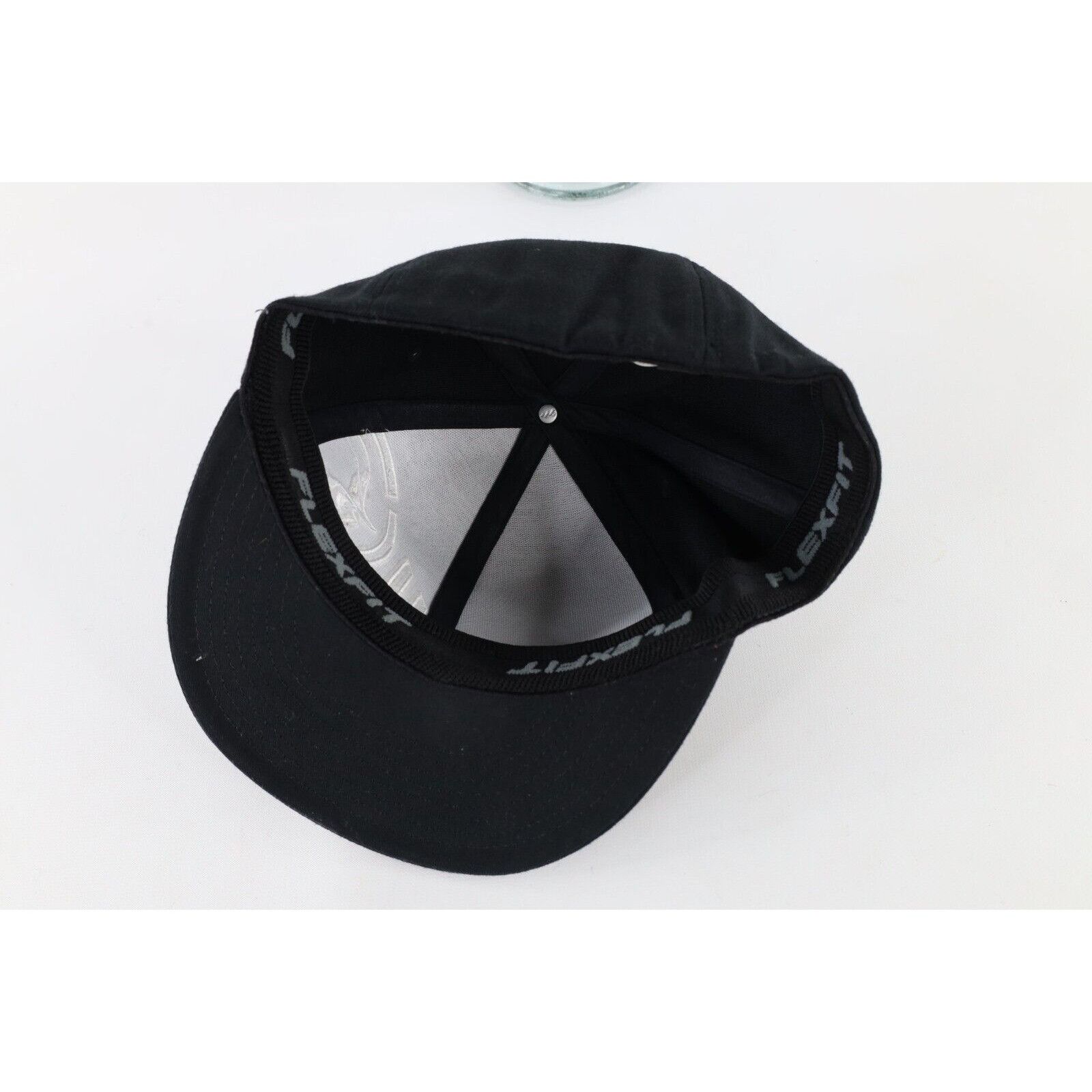 Metal Mulisha × Vintage Vintage 90s Metal Mulisha Skull Camouflage Fitted Hat Size ONE SIZE - 7 Thumbnail