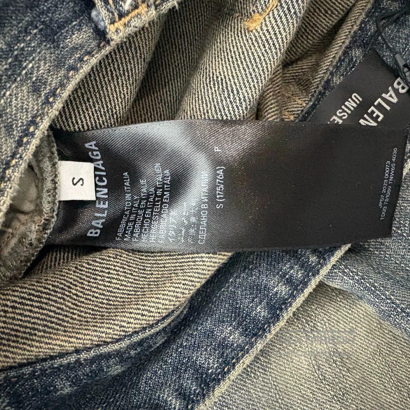 Balenciaga Balenciaga 23AW Bootcut Faded Jeans. Size US 27 - 4 Thumbnail