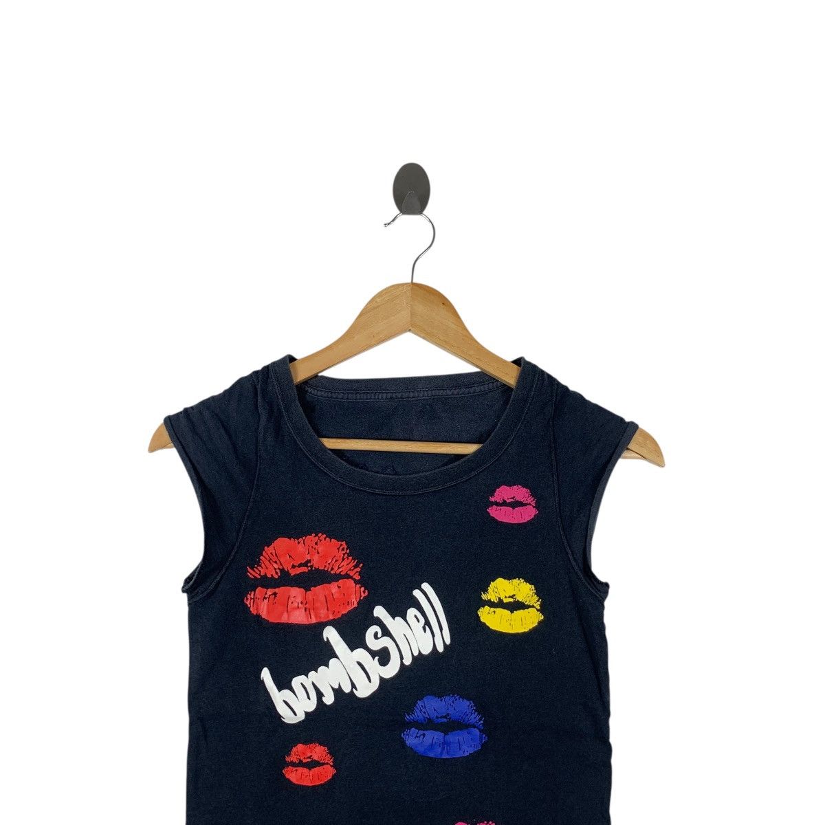 Vintage AN BOMBSHELL LIPS Port Art Print Warhol Size XXS / US 00 / IT 34 - 2 Thumbnail