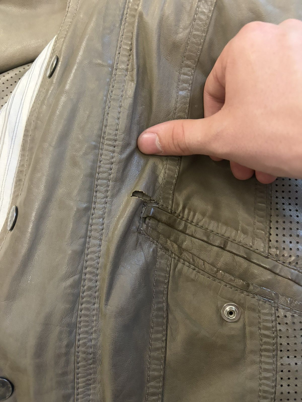 Dolce & Gabbana Dolce&gabbana vintage 2000s leather jacket swag y2k Size M / US 6-8 / IT 42-44 - 7 Thumbnail
