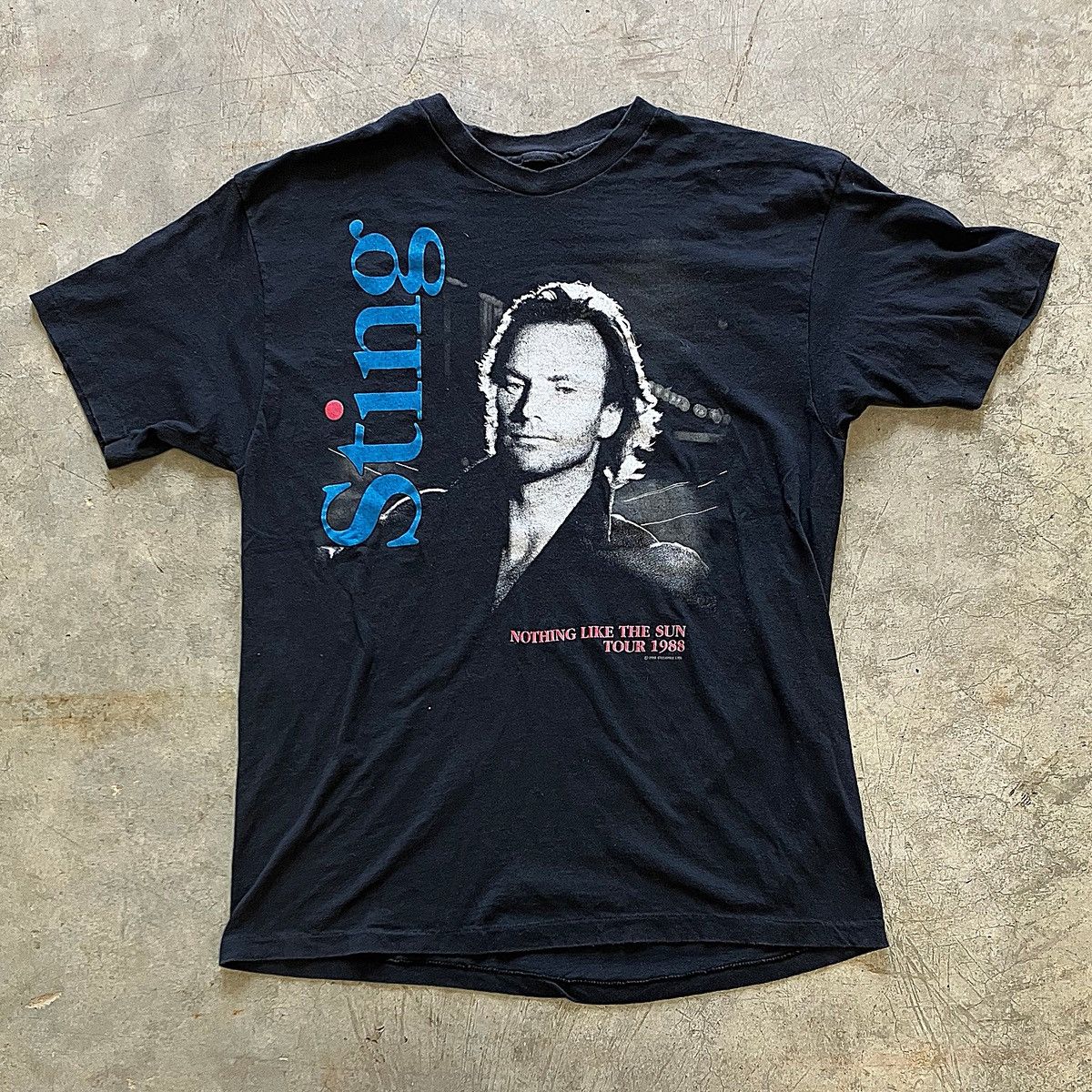 Vintage Vintage Sting 1988 Tour T-Shirt Size US M / EU 48-50 / 2 - 1 Thumbnail