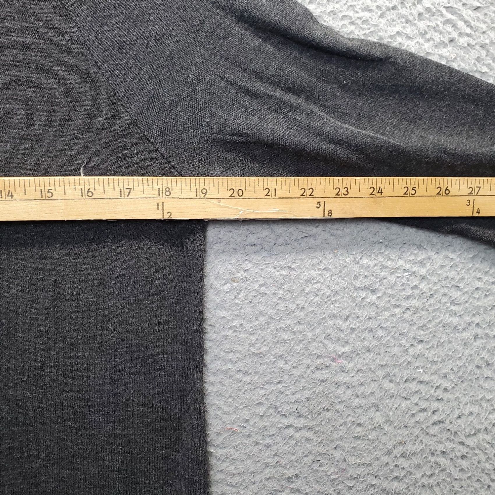 Vintage Cable & Gauge Sweater Women L Gray Long Sleeve Round Neck High Low Slit Pullover Size L / US 10 / IT 46 - 4 Thumbnail
