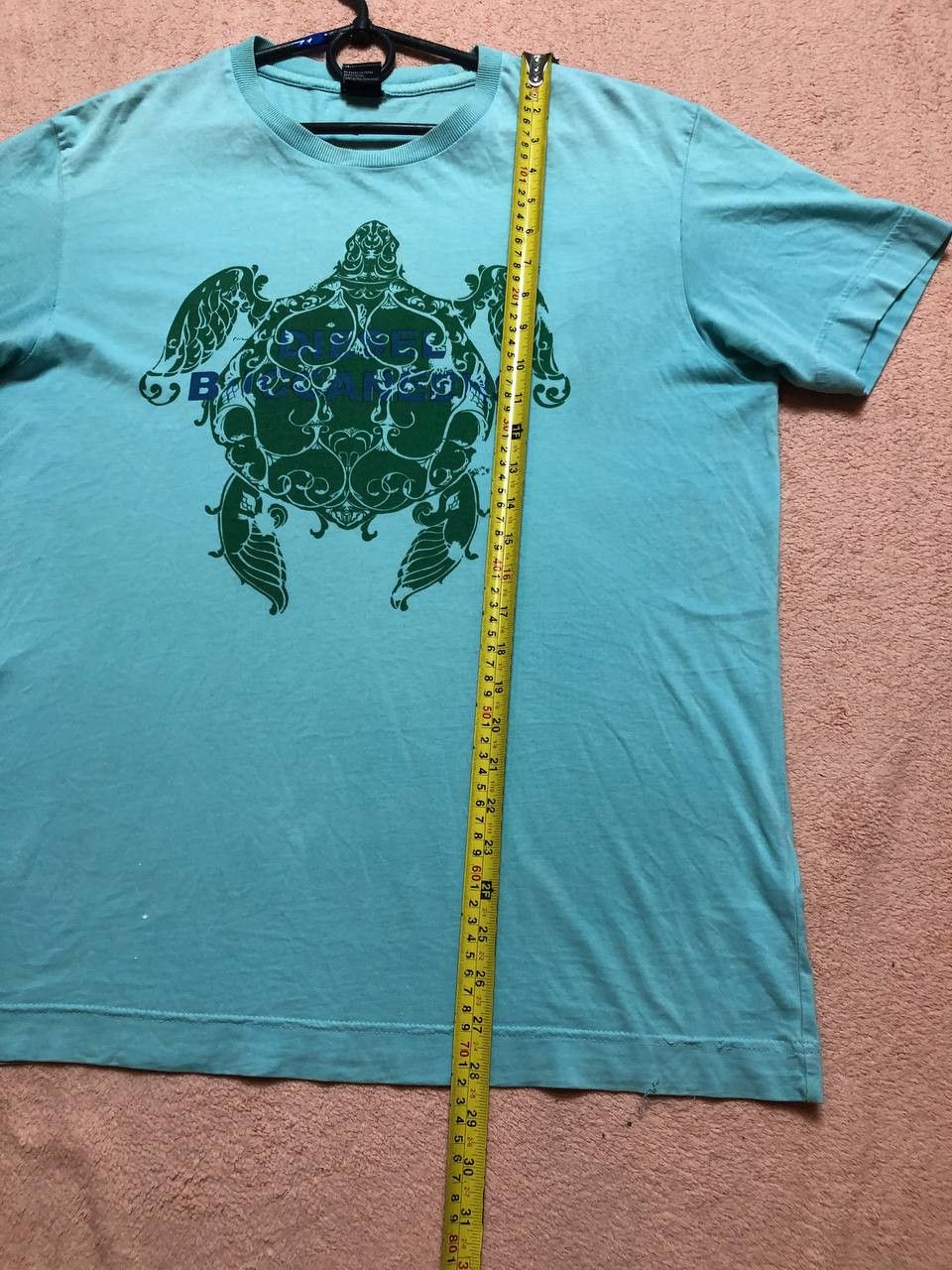 Diesel Vintage Diesel Big Turtle Print Short Sleeve T-Shirt Size XL Size US XL / EU 56 / 4 - 16 Thumbnail