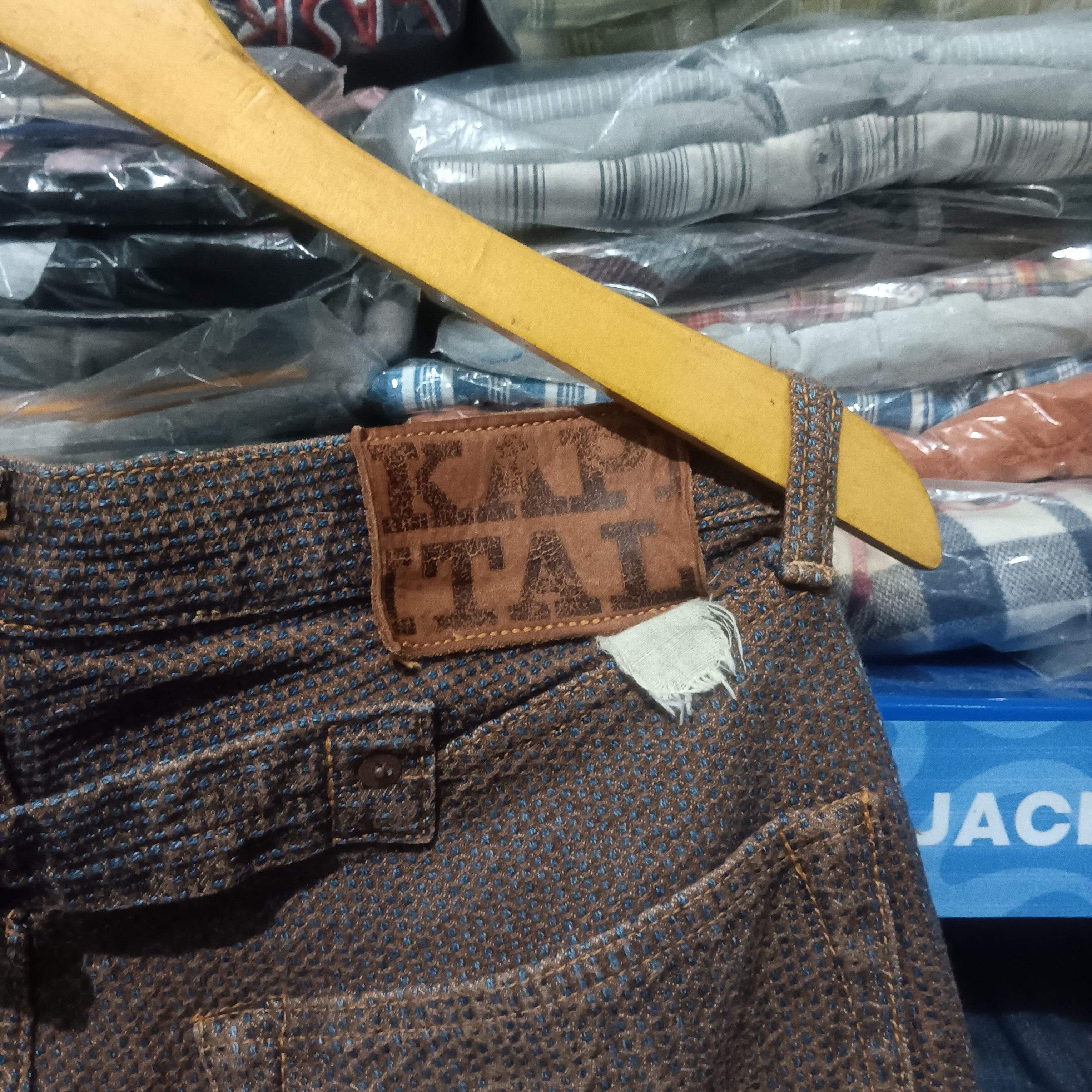 Kapital Kapital Kakisibu Sashiko short denim pants Size US 29 - 5 Thumbnail