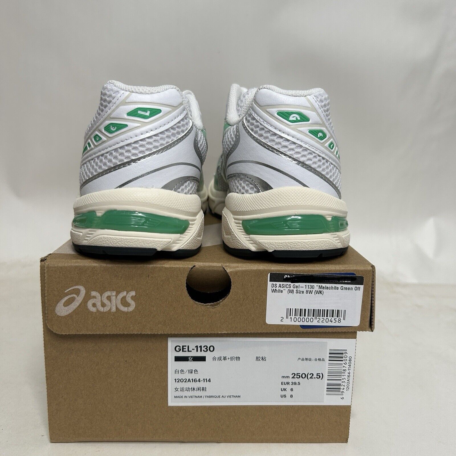 Asics ASICS Gel-1130 “White Malachite Green” 2024 Size US 8 / IT 38 - 4 Thumbnail