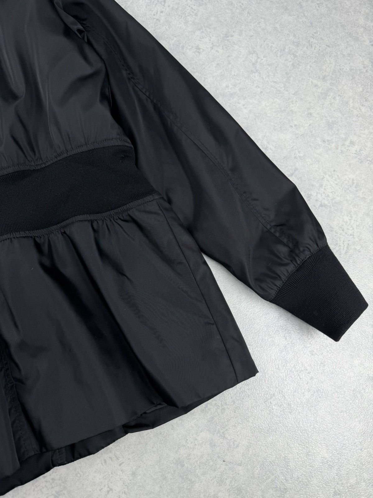 Prada Prada Women Black Nylon Jacket Zip Button Front IT 44 Size M / US 6-8 / IT 42-44 - 13 Thumbnail