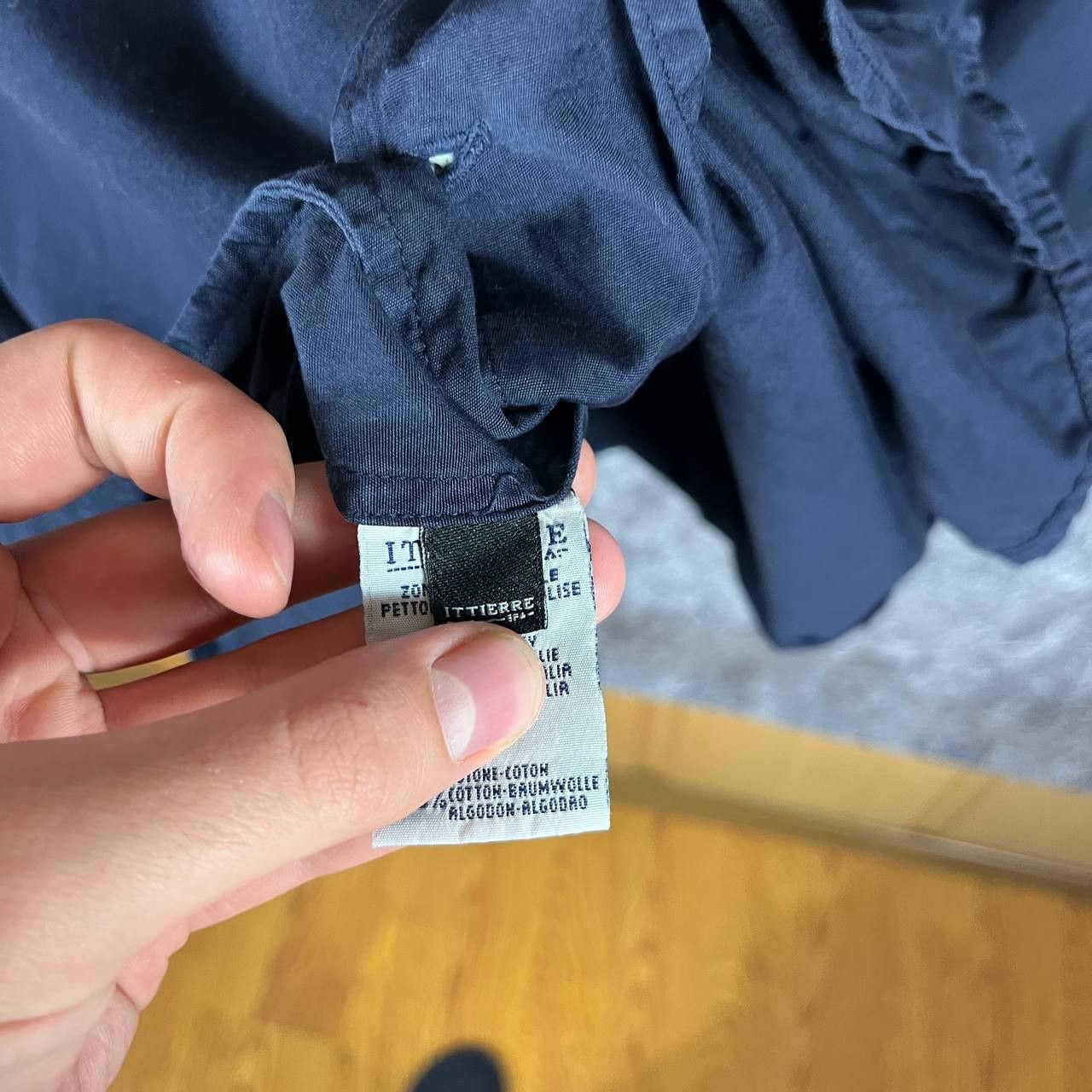Dolce Gabbana Jeans Vintage Shirt Pocket Logo Long Sleeve