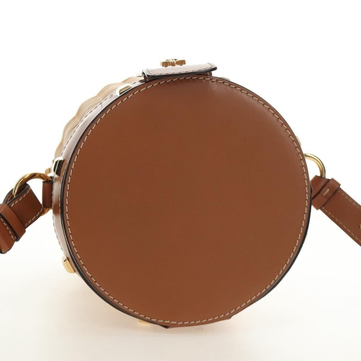 Salvatore Ferragamo Salvatore Ferragamo Gancini Straw Shoulder Bag Beige Size ONE SIZE - 4 Thumbnail