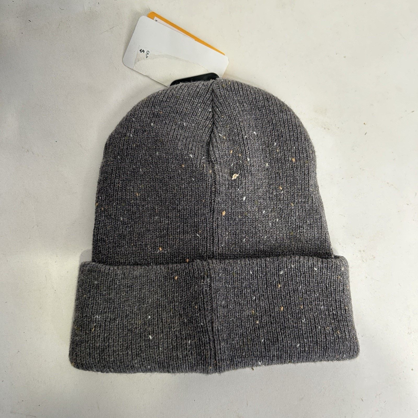 Carhartt Carhartt Anglistic Speckled Fold Over Beanie “Heather Grey” Size ONE SIZE - 2 Thumbnail