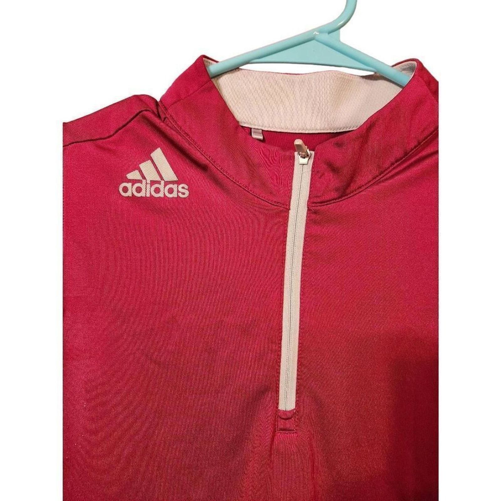 Adidas Womens Large red adidas tank Size L / US 10 / IT 46 - 8 Thumbnail