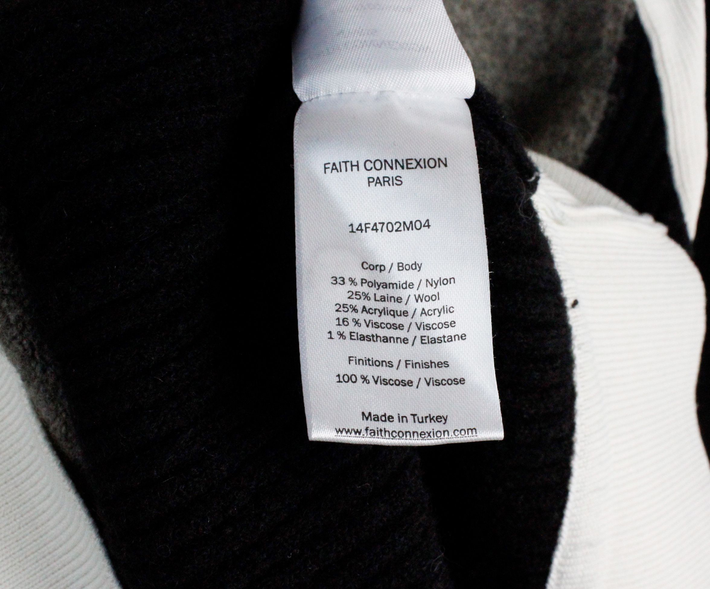 Faith Connexion Faith Connexion Block Color Wool Nylon Sweater Avant Garde Size US M / EU 48-50 / 2 - 5 Thumbnail