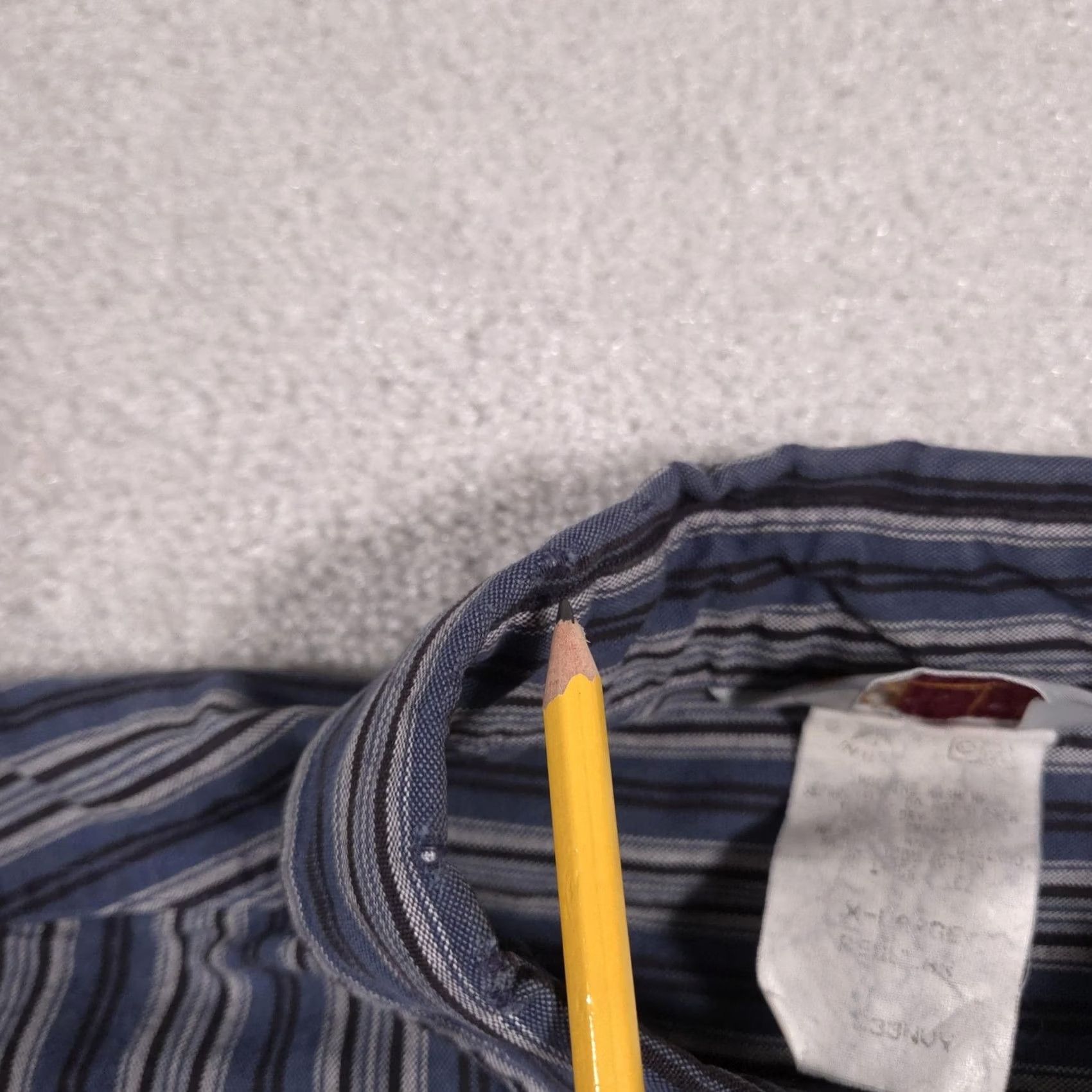 Carhartt VINTAGE Carhartt Shirt Mens XL Blue Stripe Button Front Long Sleeve Casual Workwear Size US XL / EU 56 / 4 - 7 Thumbnail