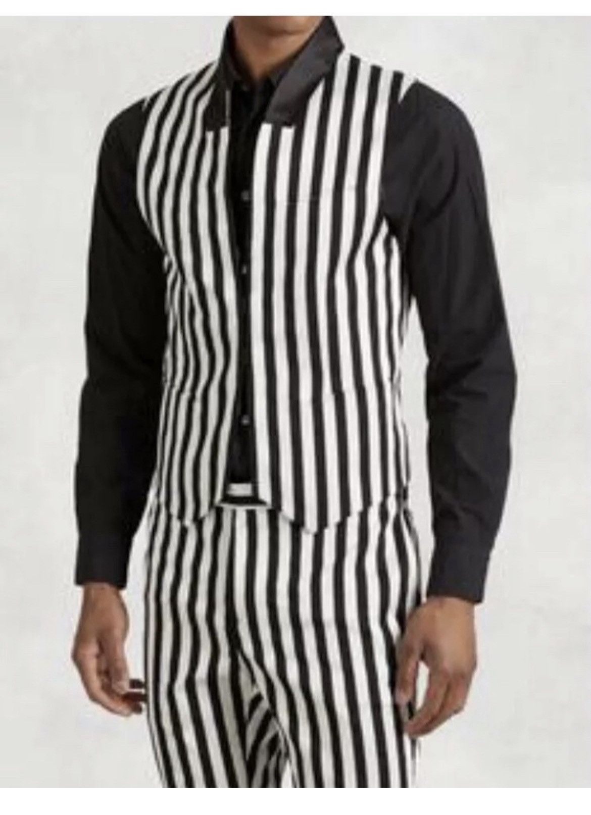 John Varvatos Cotton stripe vest. 48 Size US M / EU 48-50 / 2 - 7 Thumbnail