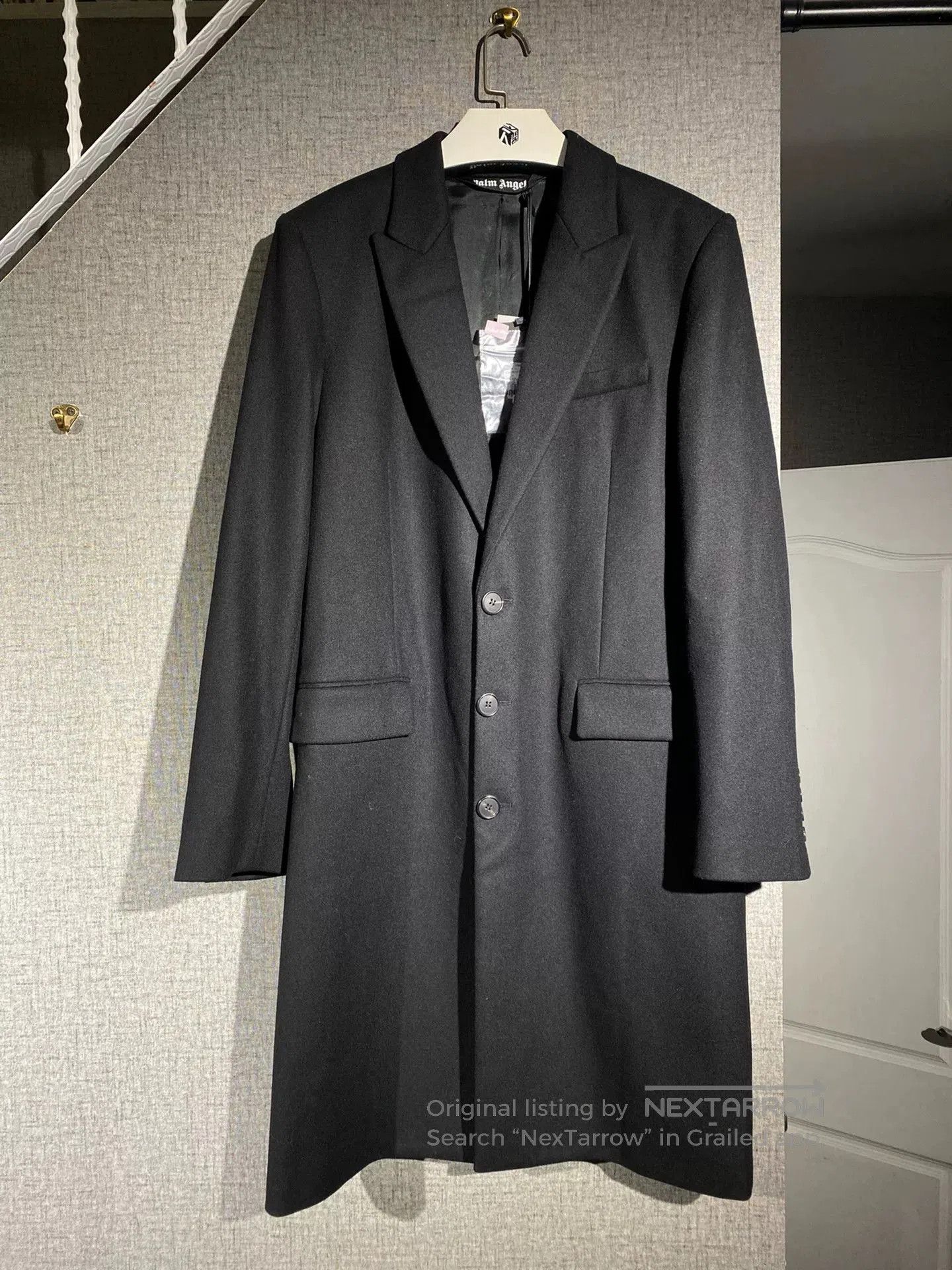 Palm Angels black palm angels coat with tags. Size US L / EU 52-54 / 3 - 2 Thumbnail