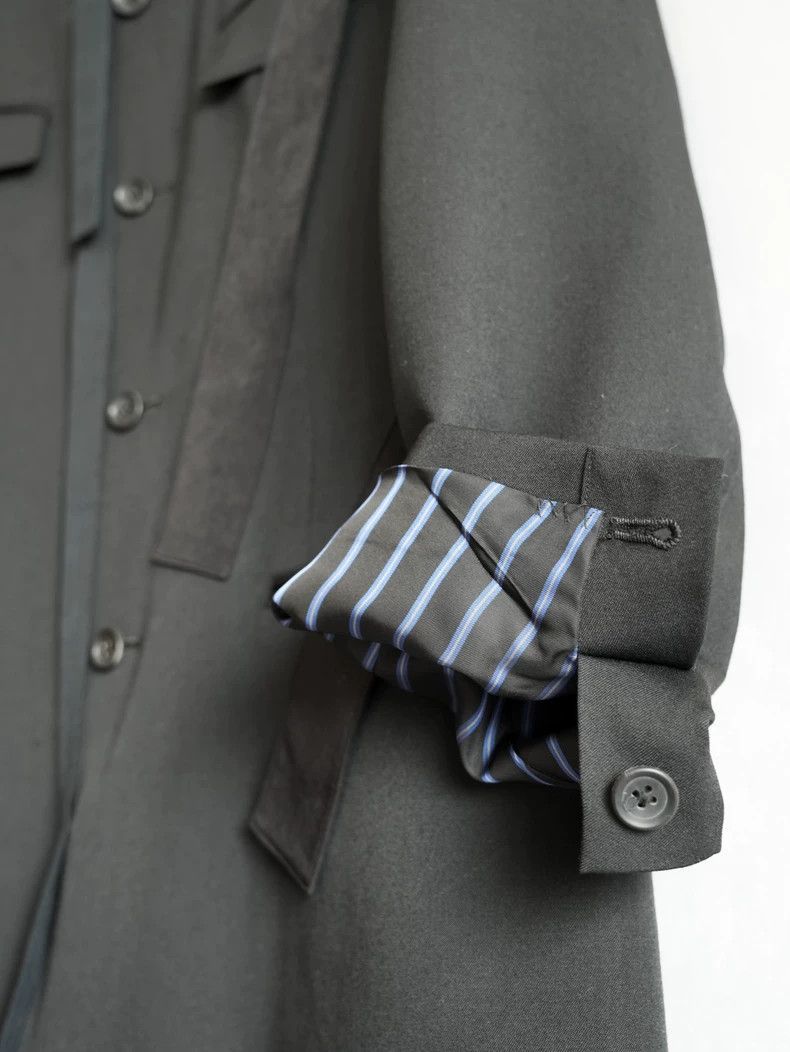 Yohji Yamamoto Yohji Yamamoto 23AW Ribbon Show Jacket 2503-Nextarrow Size US XL / EU 56 / 4 - 5 Thumbnail