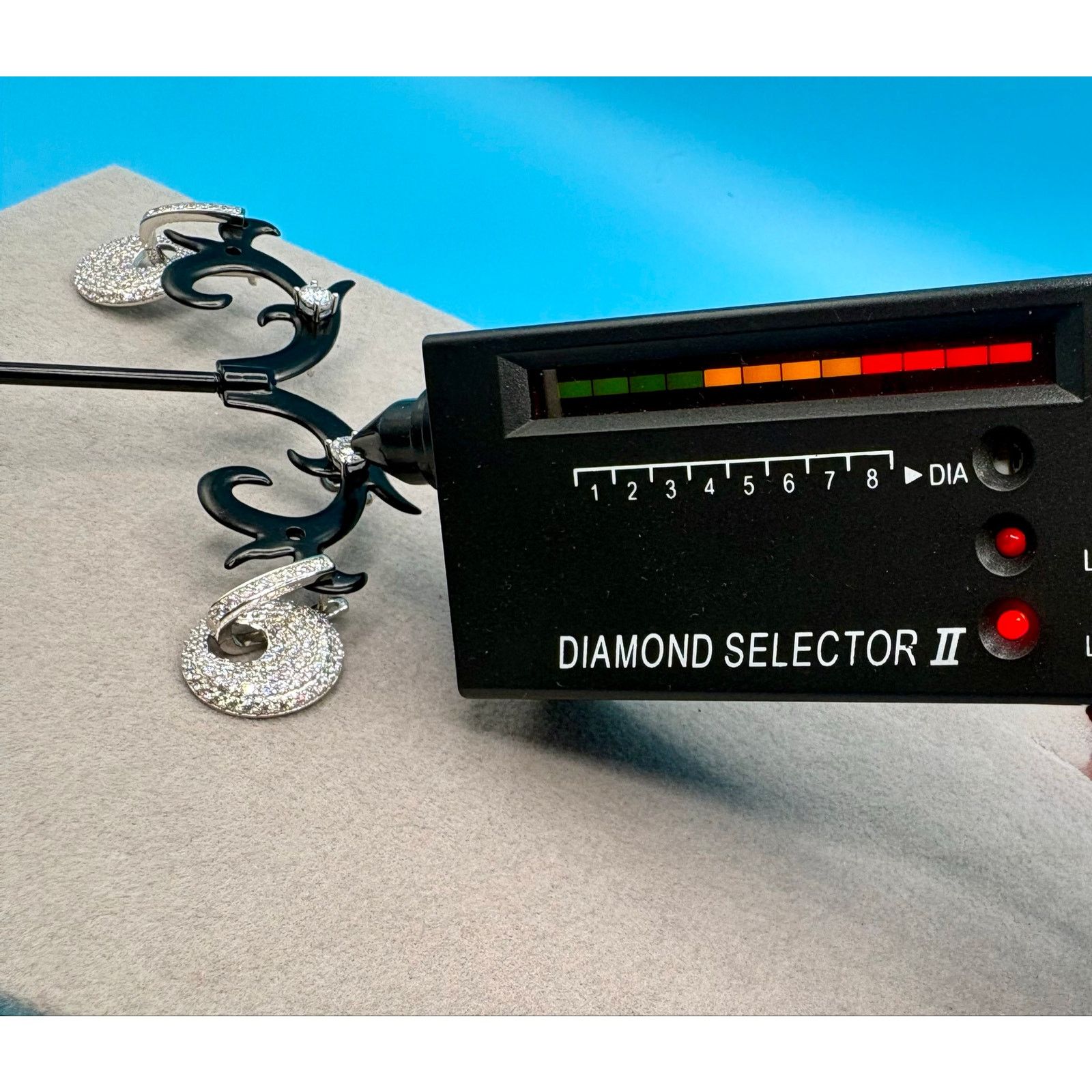 Jewelry NWT 2 Pair Moissanite Earring Bundle: Drop & Stud in Silver Size ONE SIZE - 5 Thumbnail