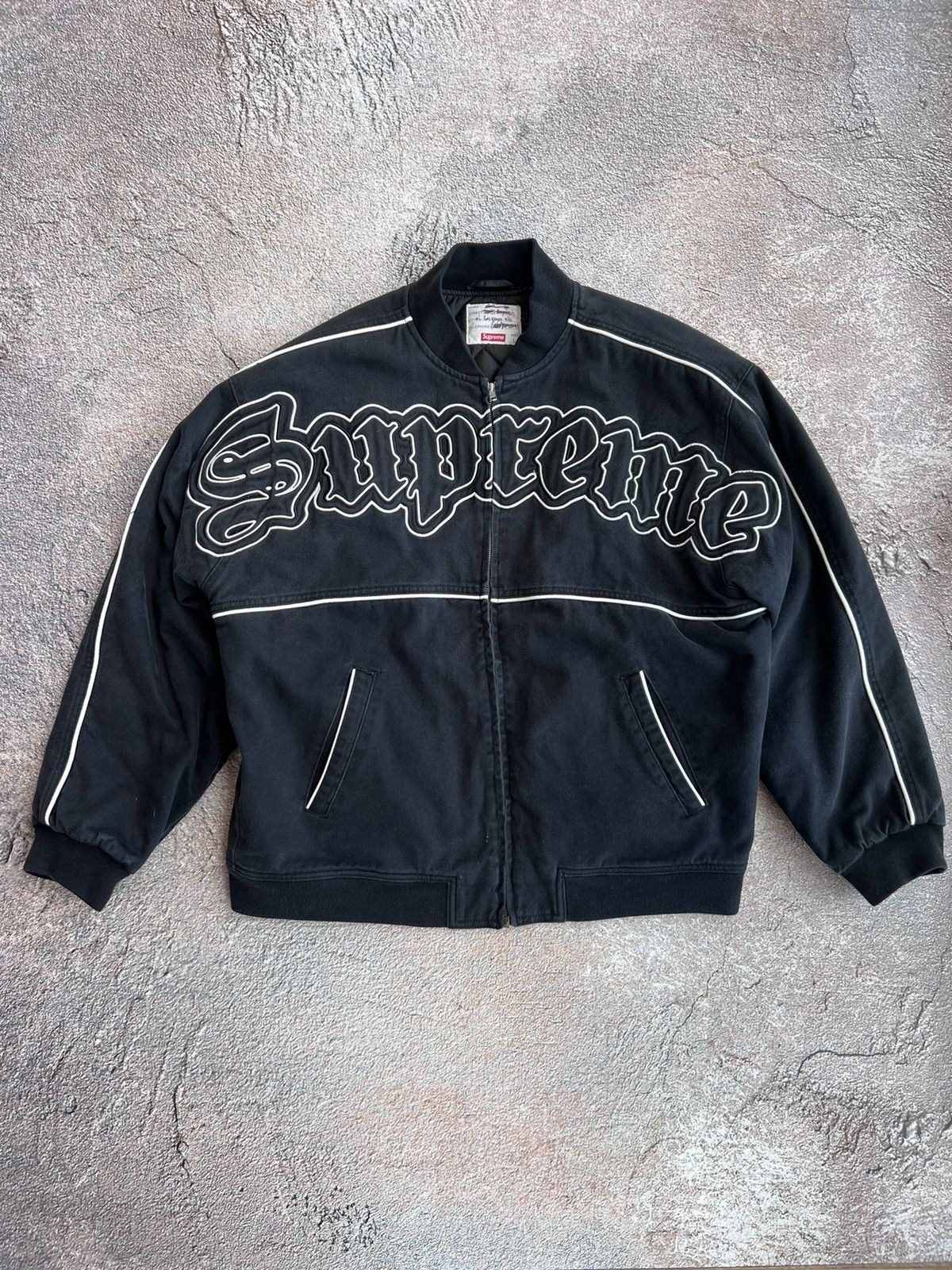 Streetwear Supreme Rare Supreme old English bomber jacket Grailed