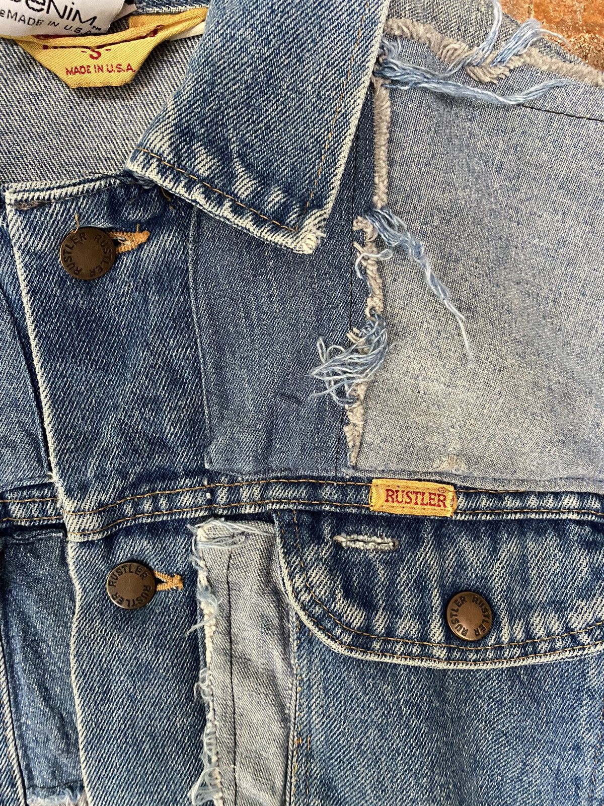 Nepenthes 1990s Rebuild by Remake Denim in US patchwork Size US S / EU 44-46 / 1 - 8 Thumbnail