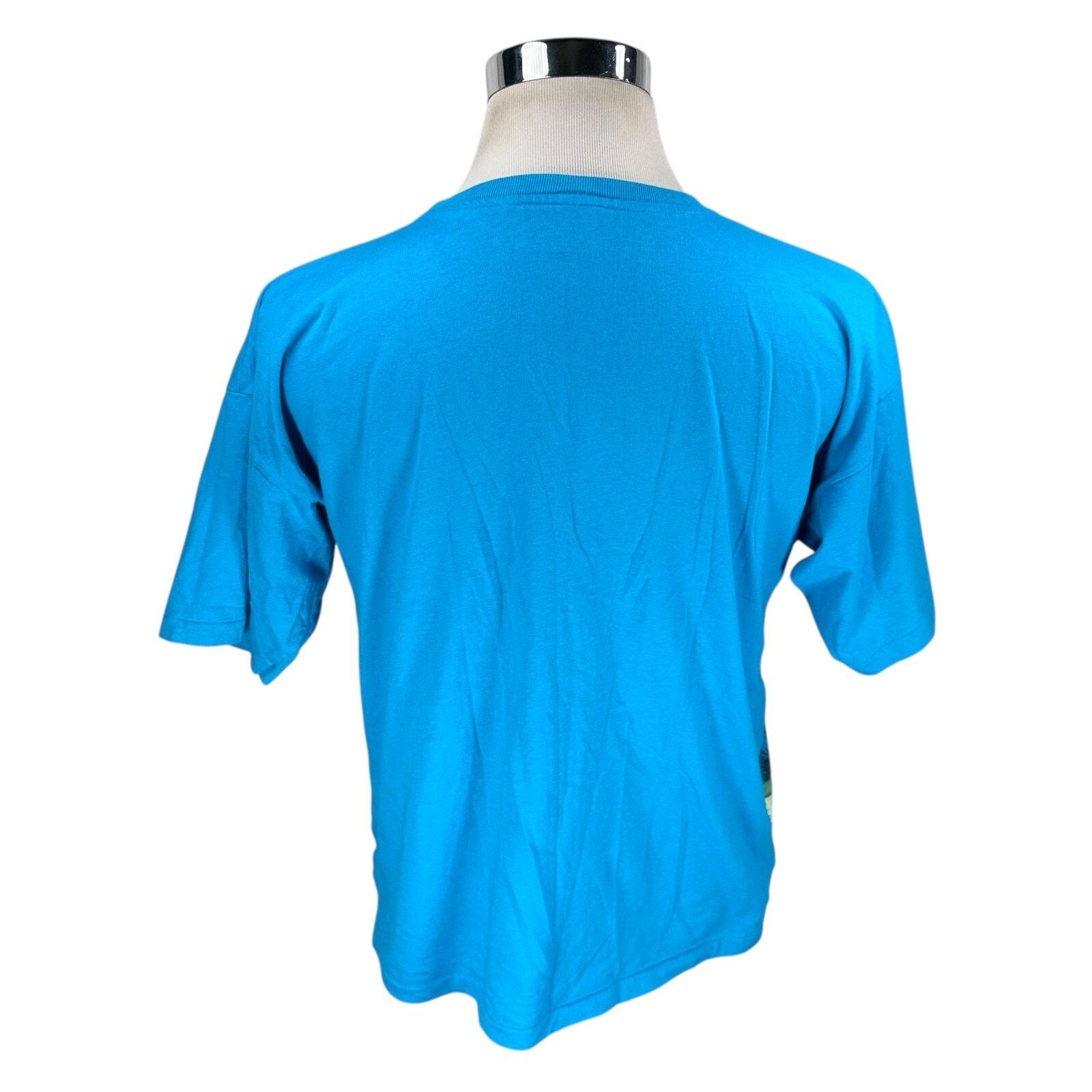 Other Vintage Sport T-Shirt Mens Medium Blue Tropical Palm Tree Size US M / EU 48-50 / 2 - 4 Thumbnail