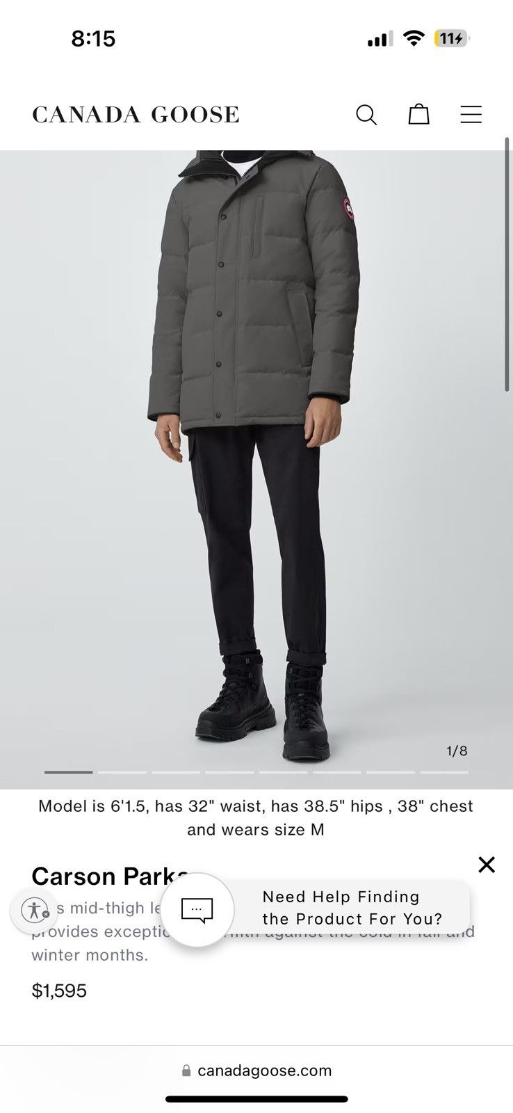 Canada Goose Canada Goose Carson Parka Fusion Fit Size US XS / EU 42 / 0 - 2 Thumbnail