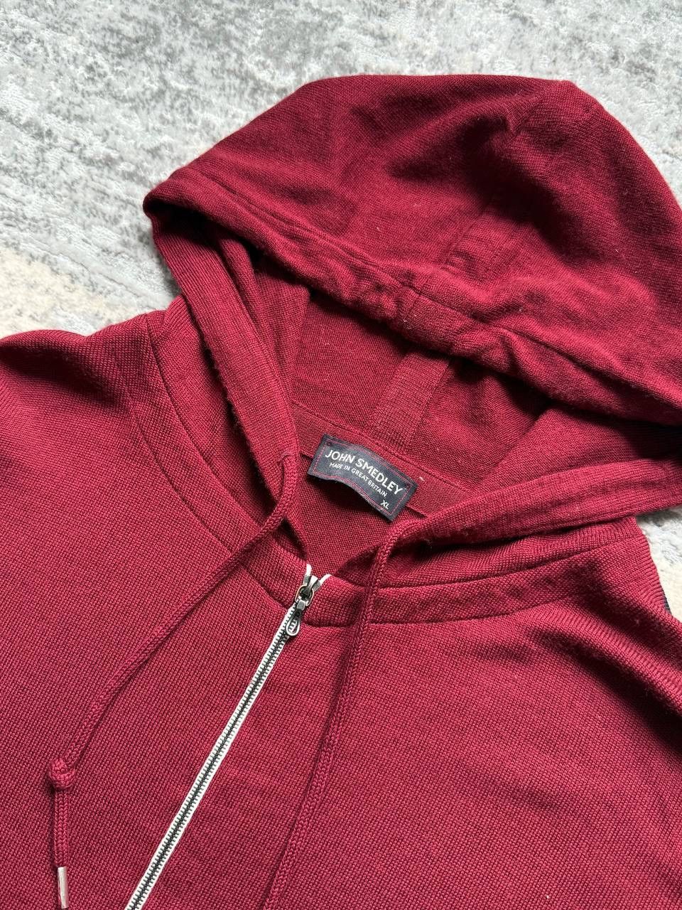 John Smedley John Smedley Wool Zip Hoodie Size US XL / EU 56 / 4 - 4 Thumbnail